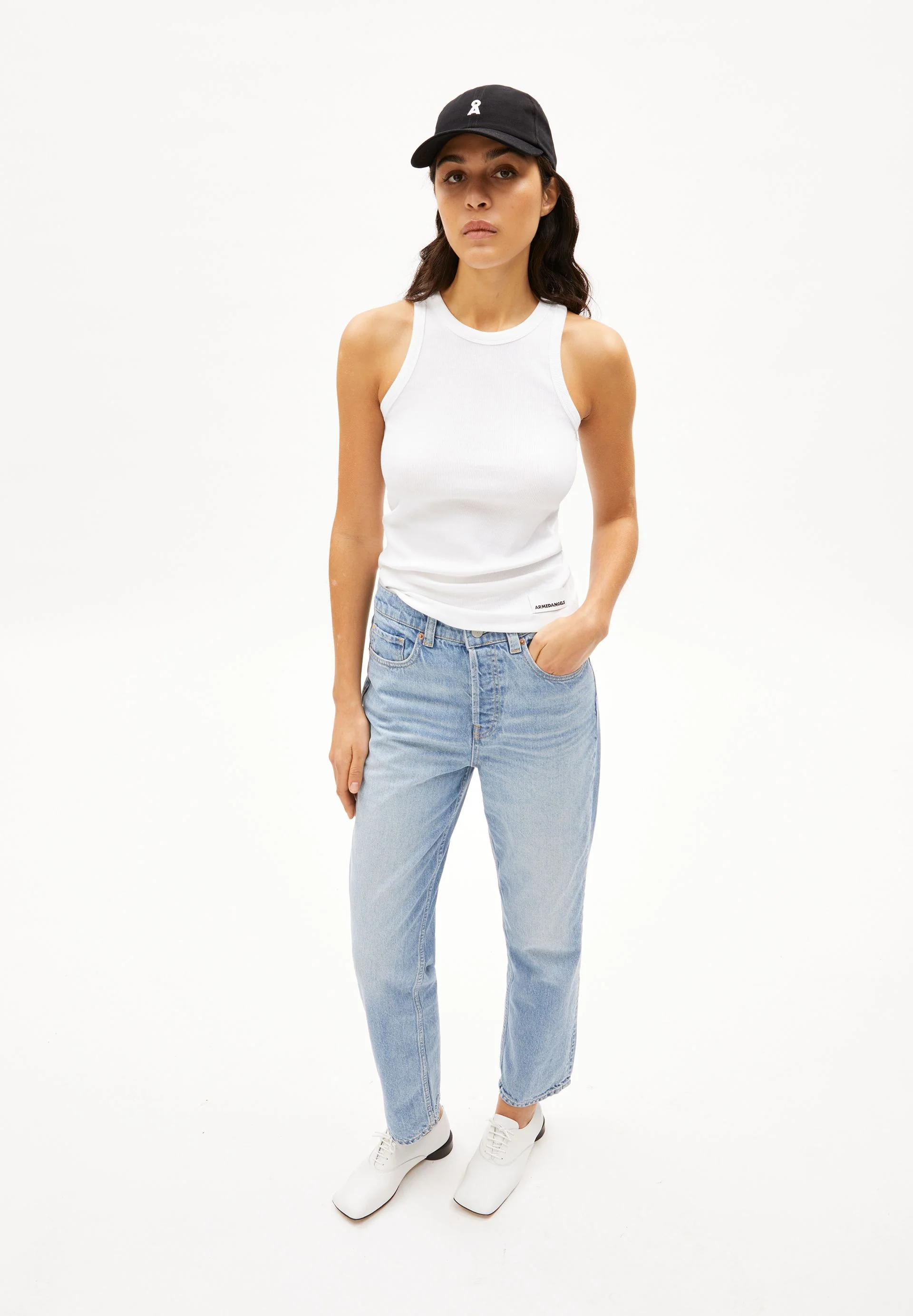 AAIKALA HIGH WAIST STRAIGHT JEANS | andromedar - Image 4