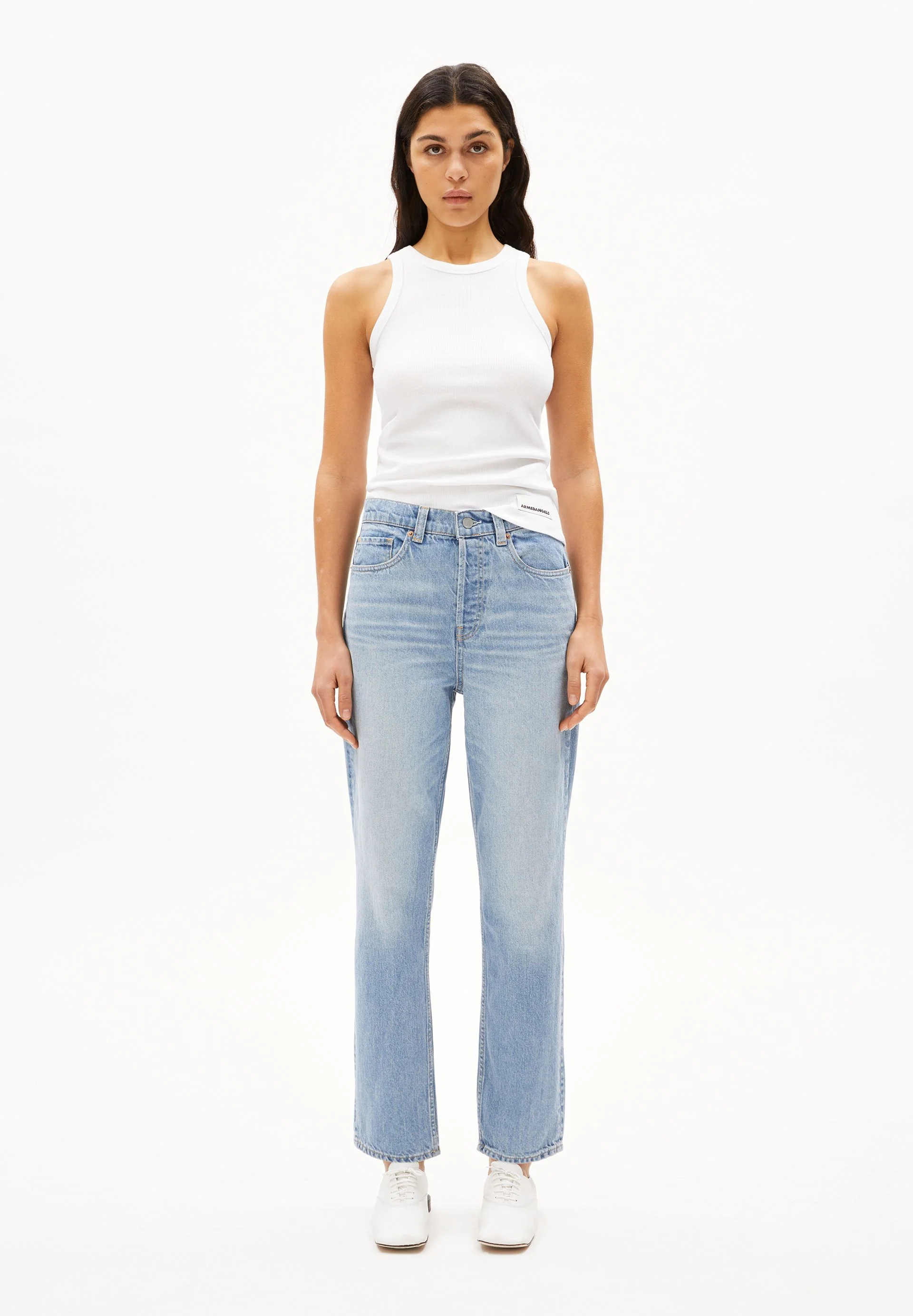 AAIKALA HIGH WAIST STRAIGHT JEANS | andromedar - Image 5