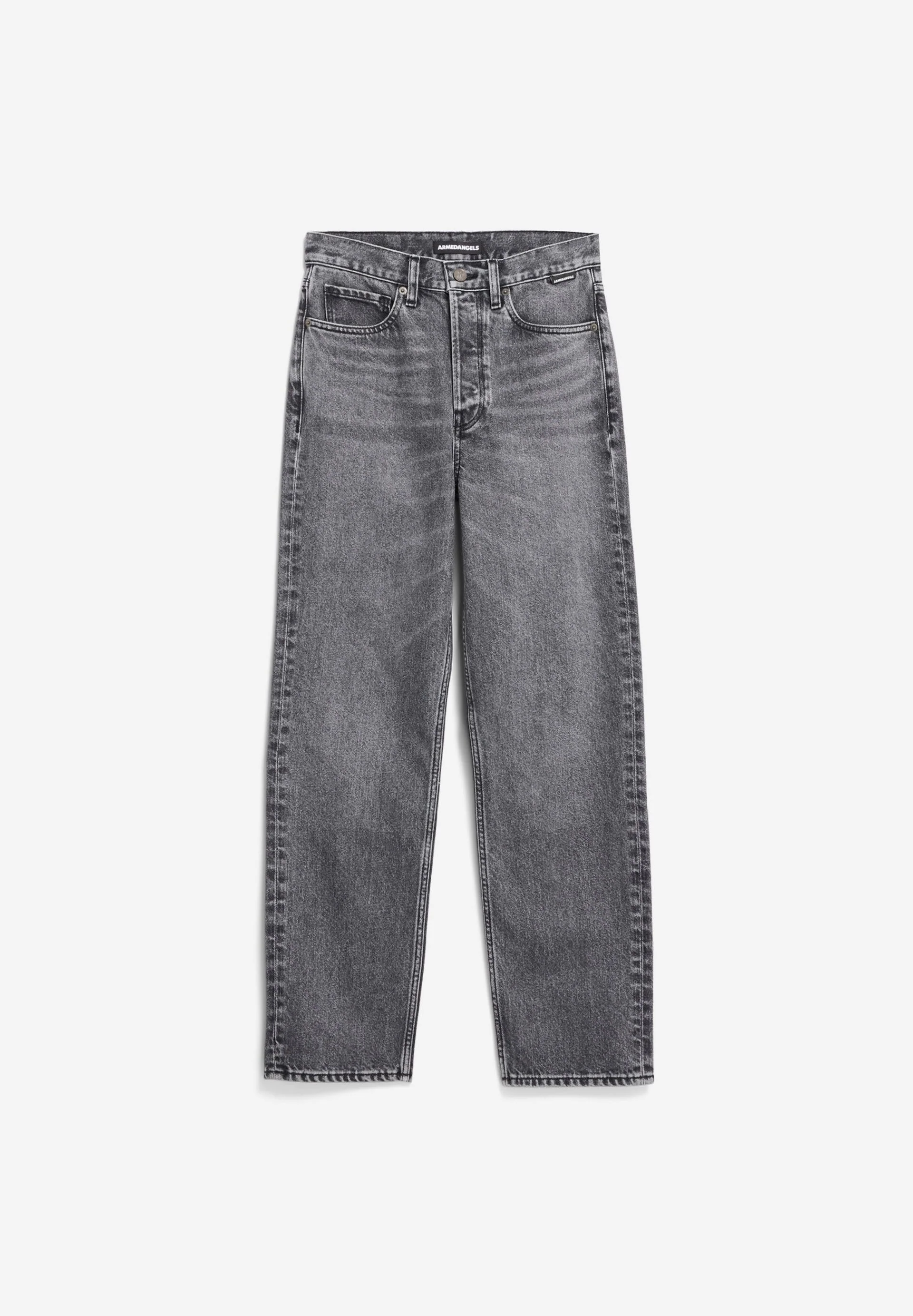AAIKALA HIGH WAIST STRAIGHT JEANS | soft ash - Image 7