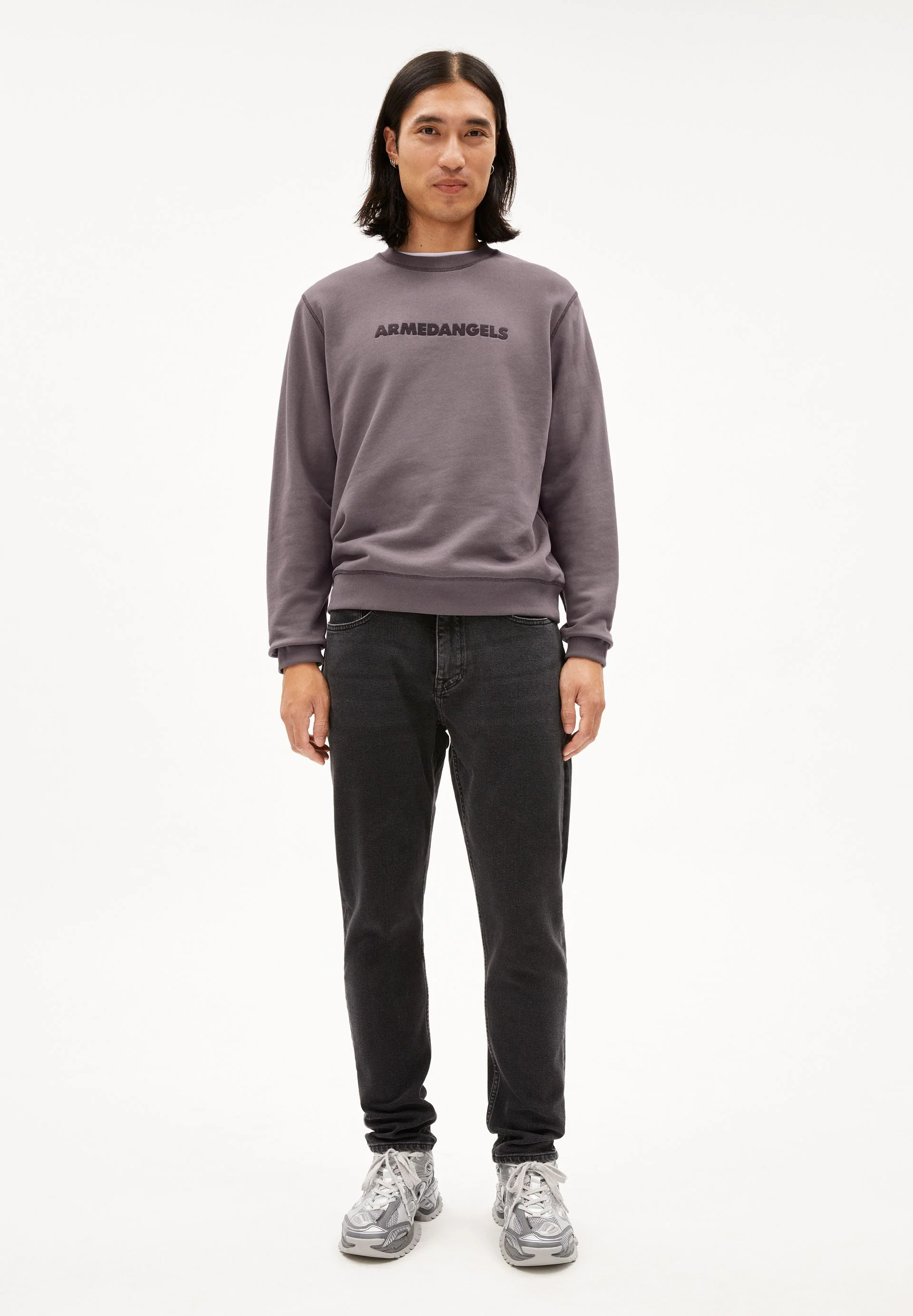 AARJO TARPA TAPERED JEANS | black washed authentic - Image 5