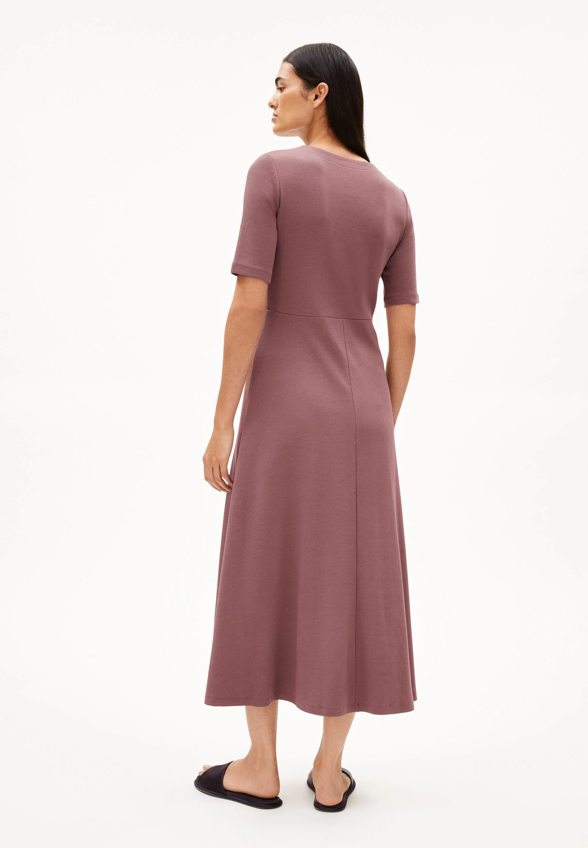 ALURAA KLEID | dark berry - Image 2