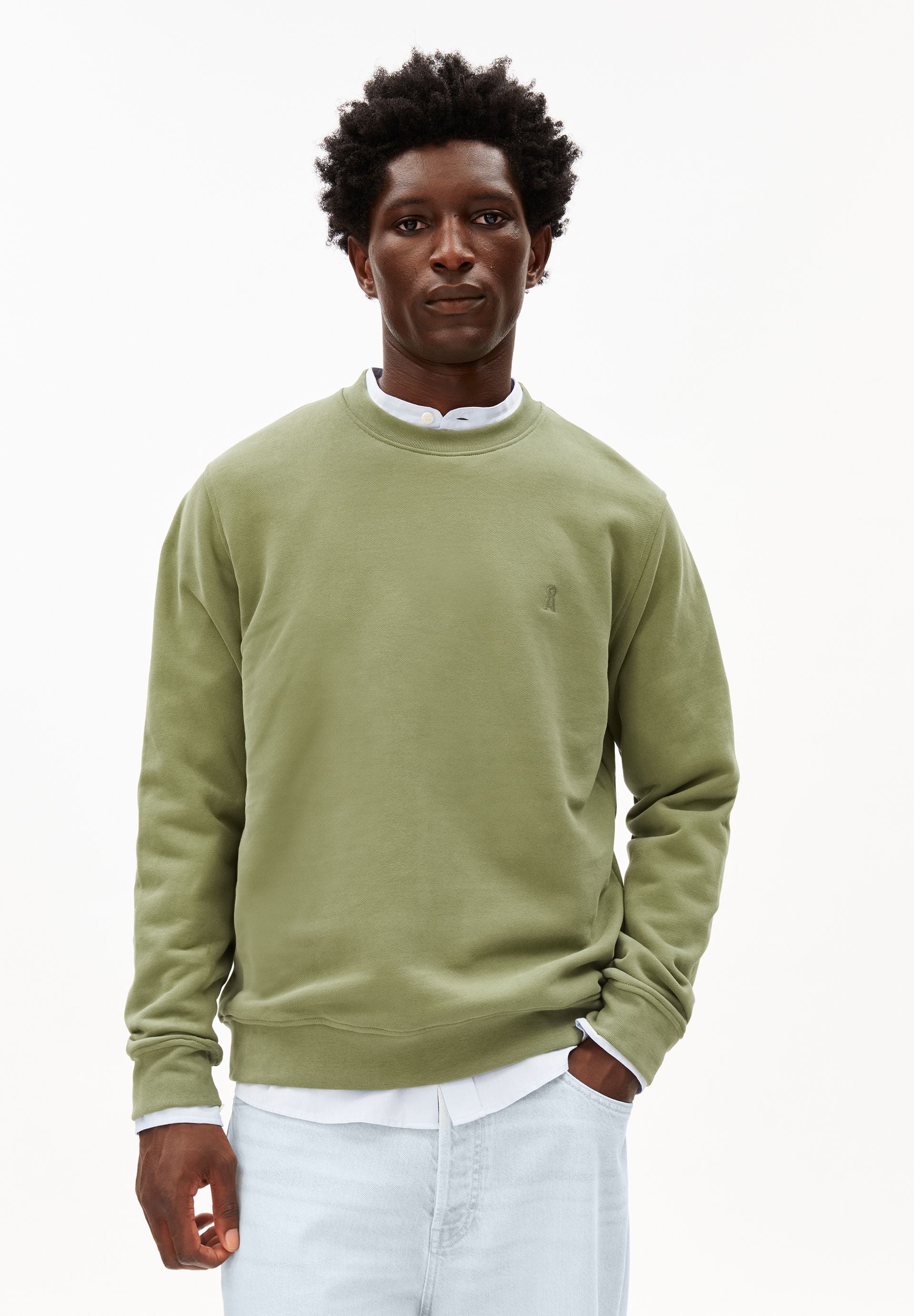 BAARO LOOP SWEATSHIRT | fatigue green