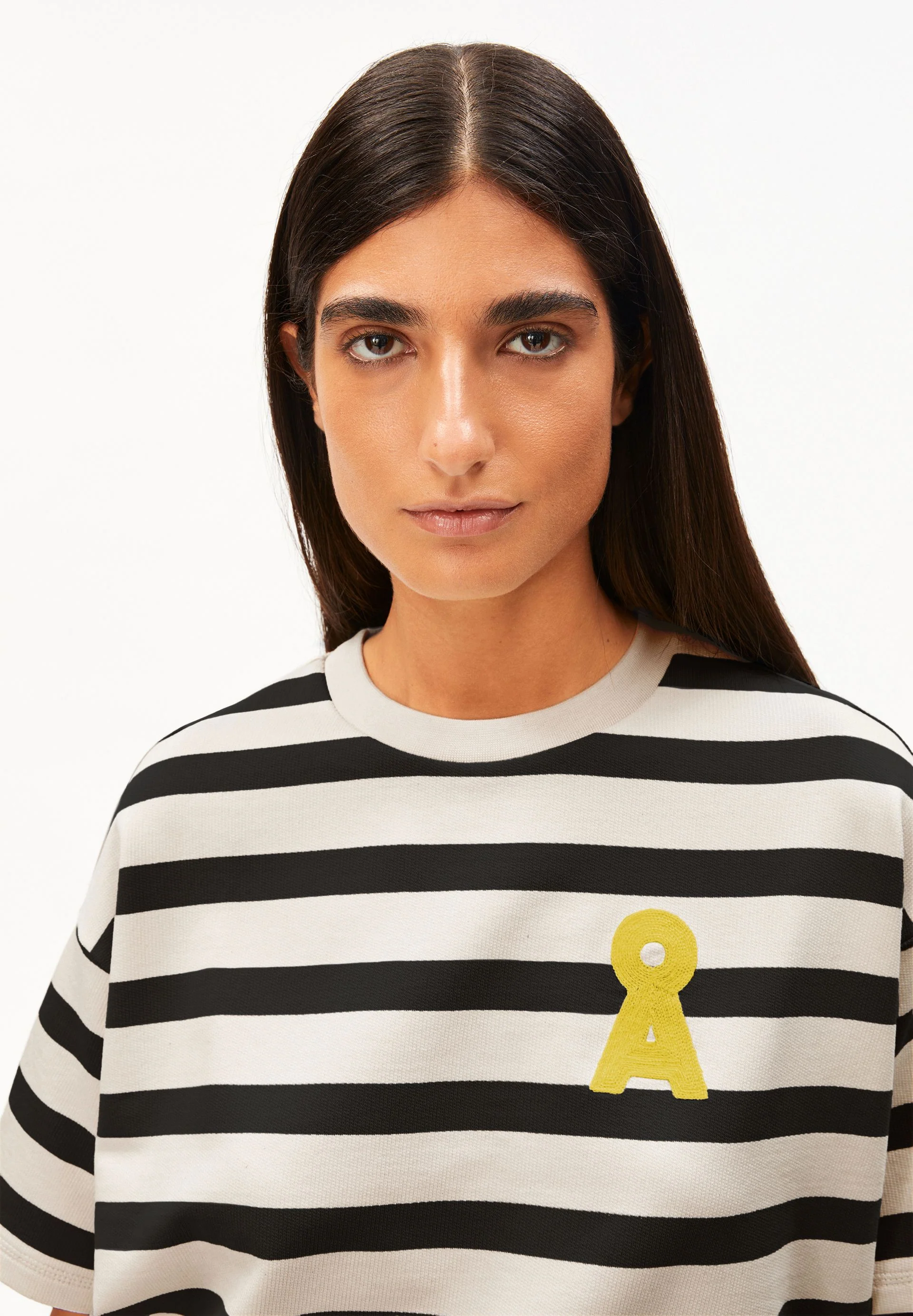 BAMIKAA GESTREIFTES SWEATSHIRT | undyed-black - Image 3