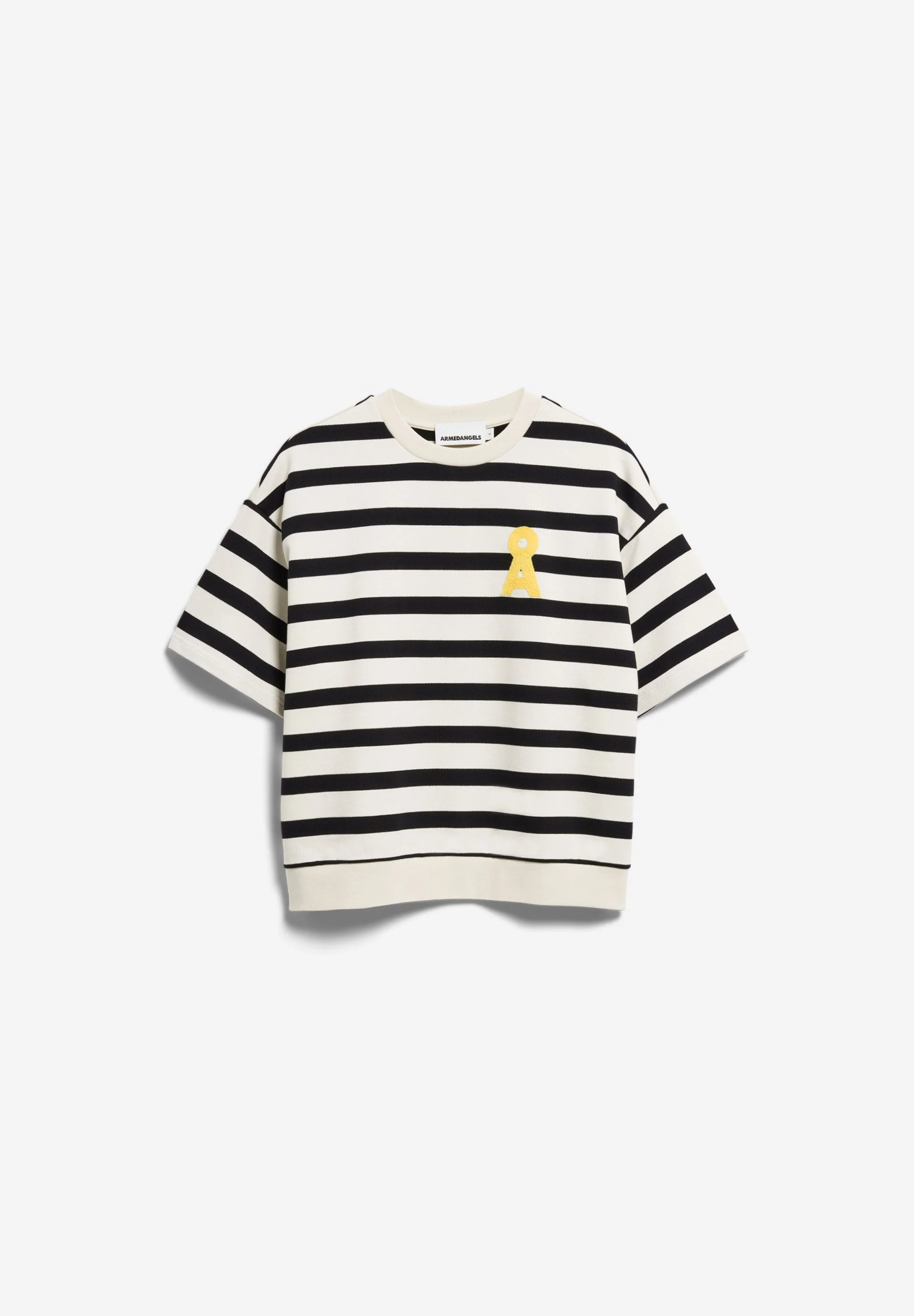 BAMIKAA GESTREIFTES SWEATSHIRT | undyed-black - Image 6