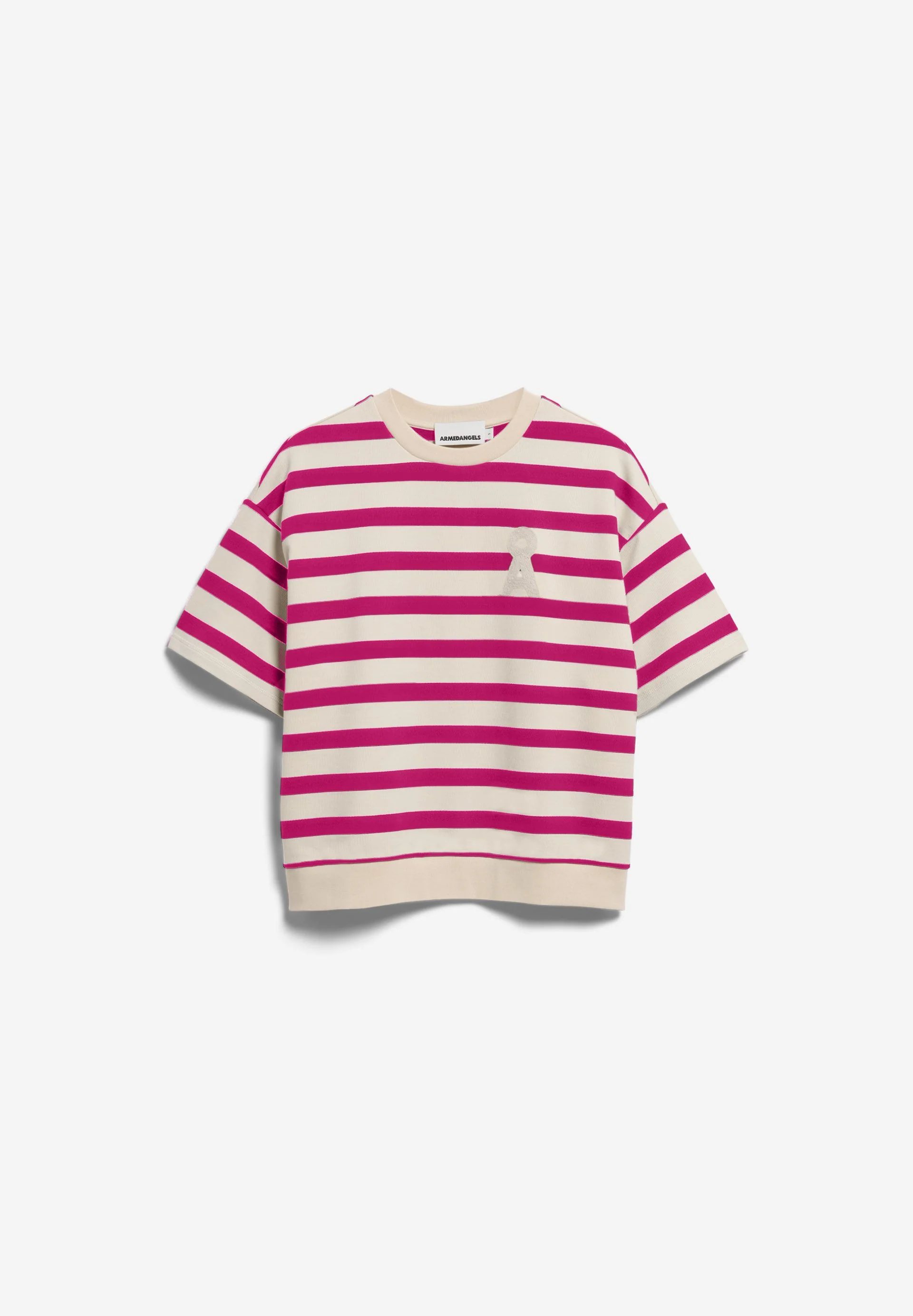 BAMIKAA GESTREIFTES SWEATSHIRT | undyed-very berry - Image 6