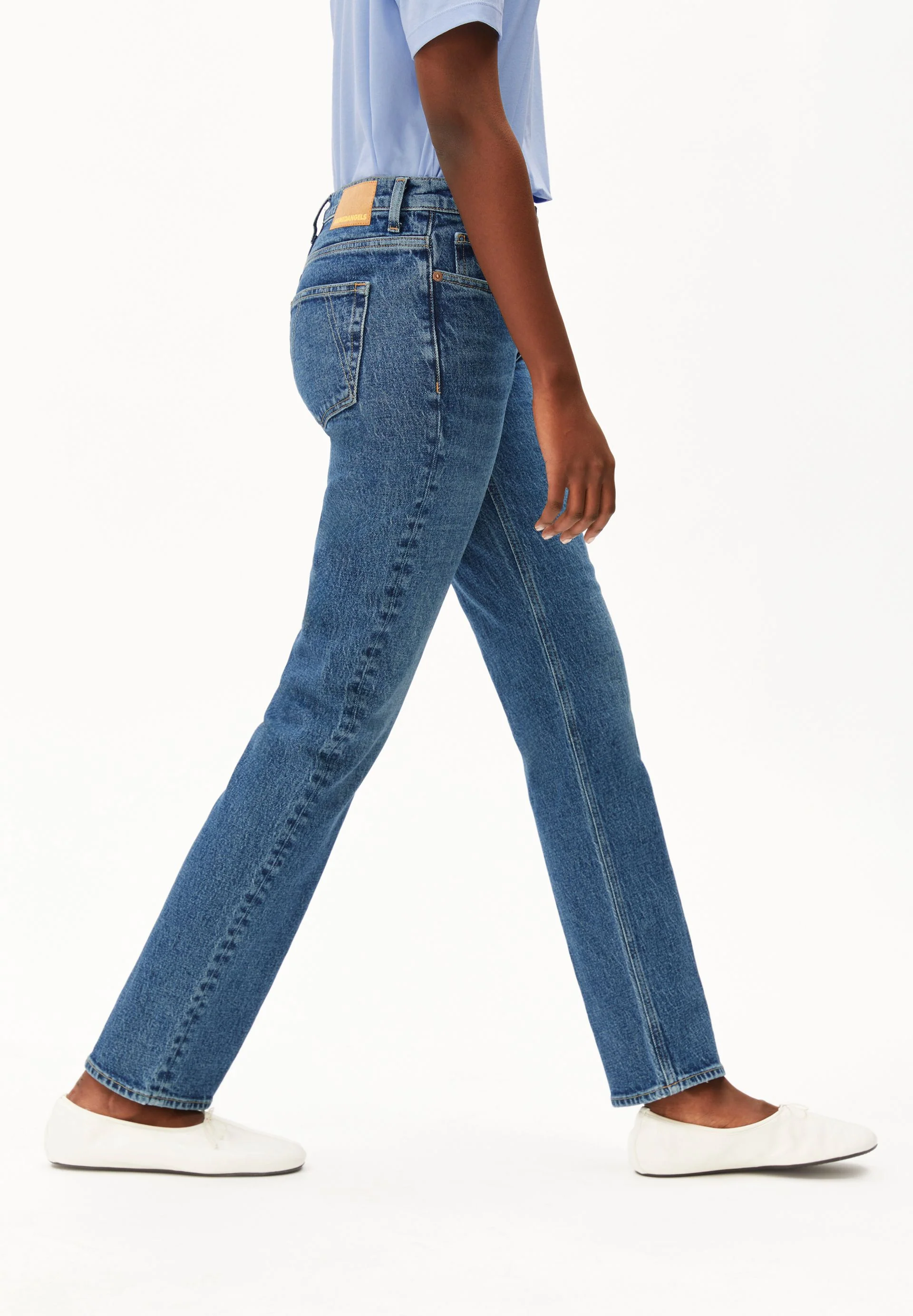 CARENAA MID WAIST STRAIGHT JEANS | atmospheric - Image 6