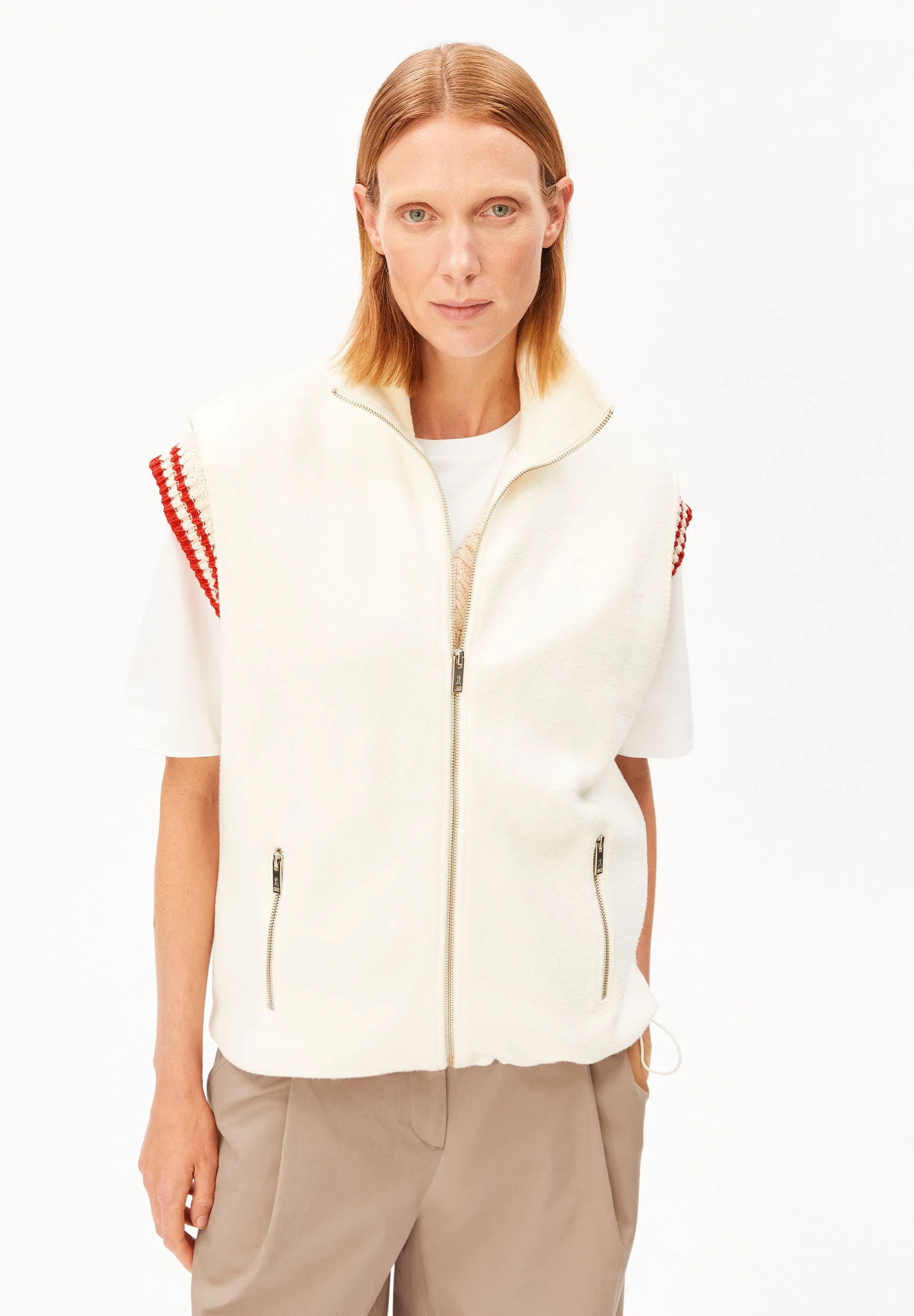 COTTON FLEECE VEST - Image 3