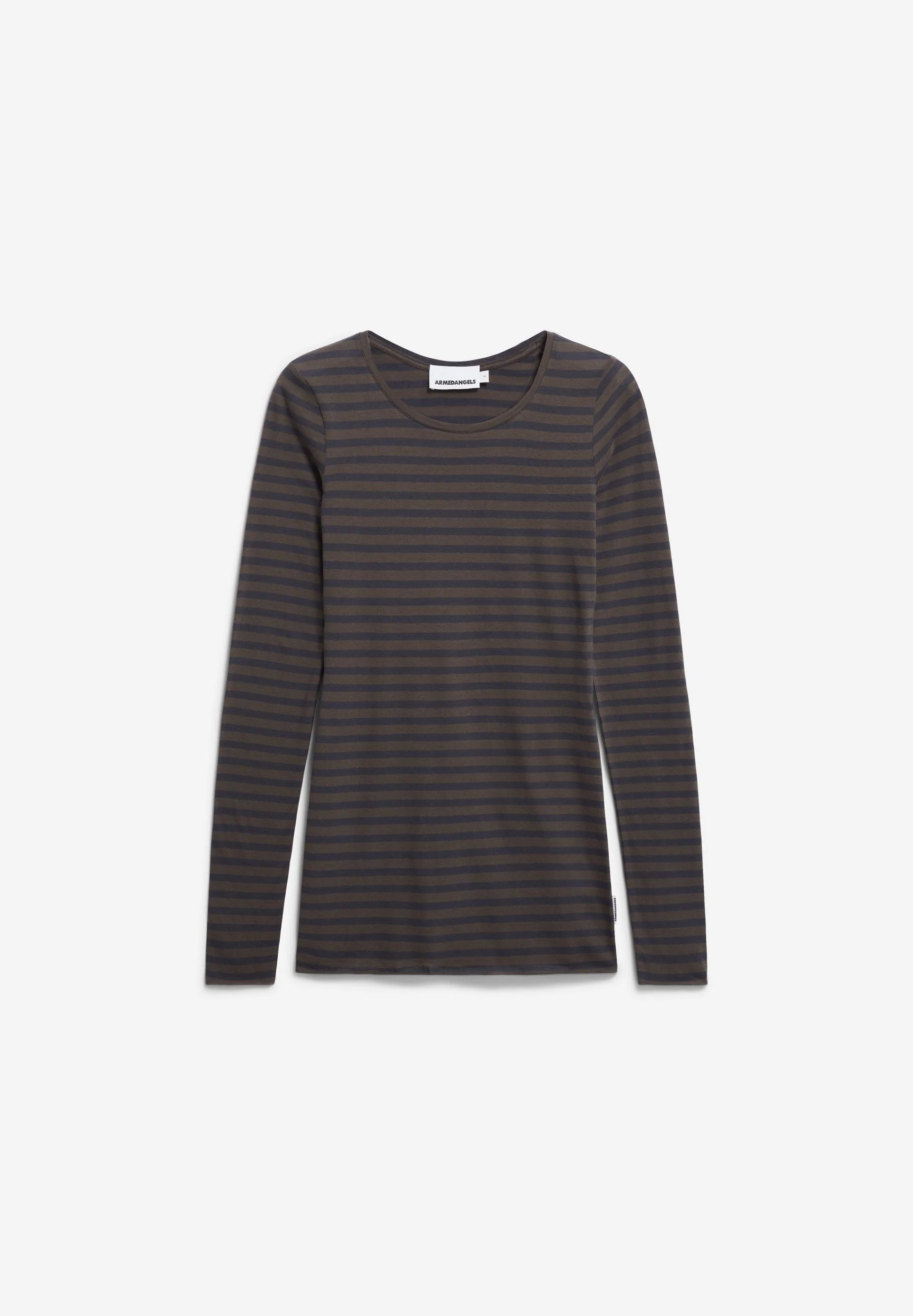 EINIAARA GESTREIFTES LANGARMSHIRT | walnut cream-dark steel - Image 7