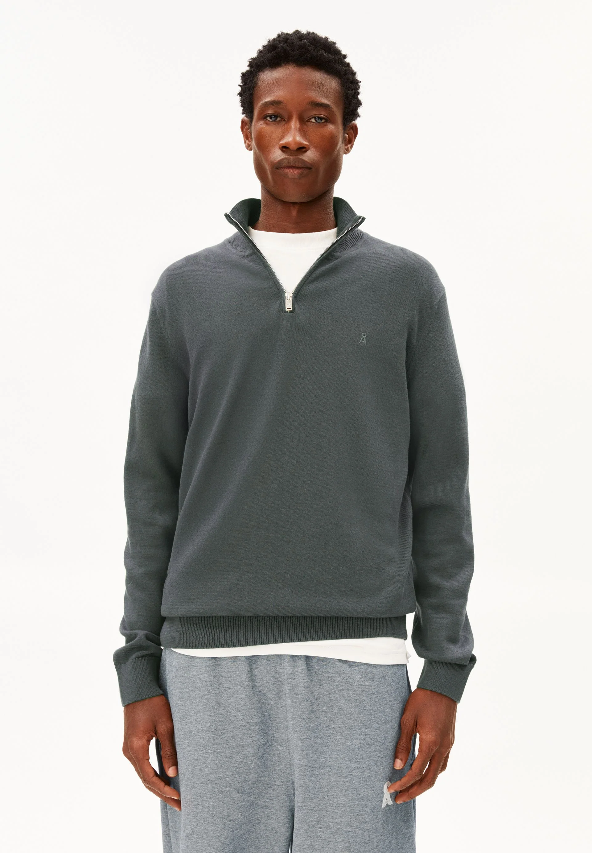 FAABES STRICKPULLOVER | space steel
