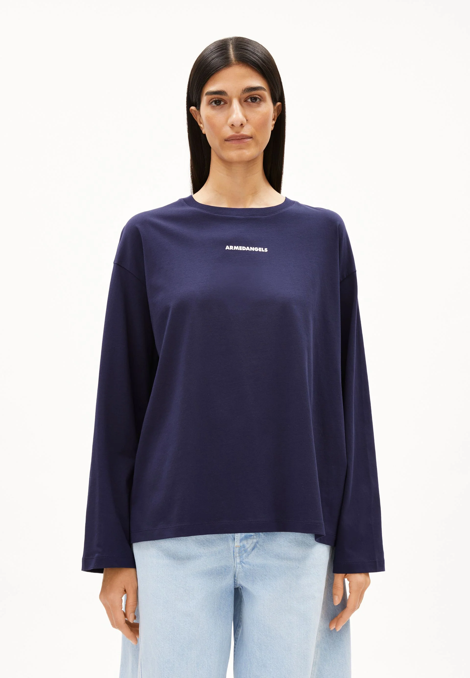 FIETAA DIFFERENCE LANGARMSHIRT | tinted navy