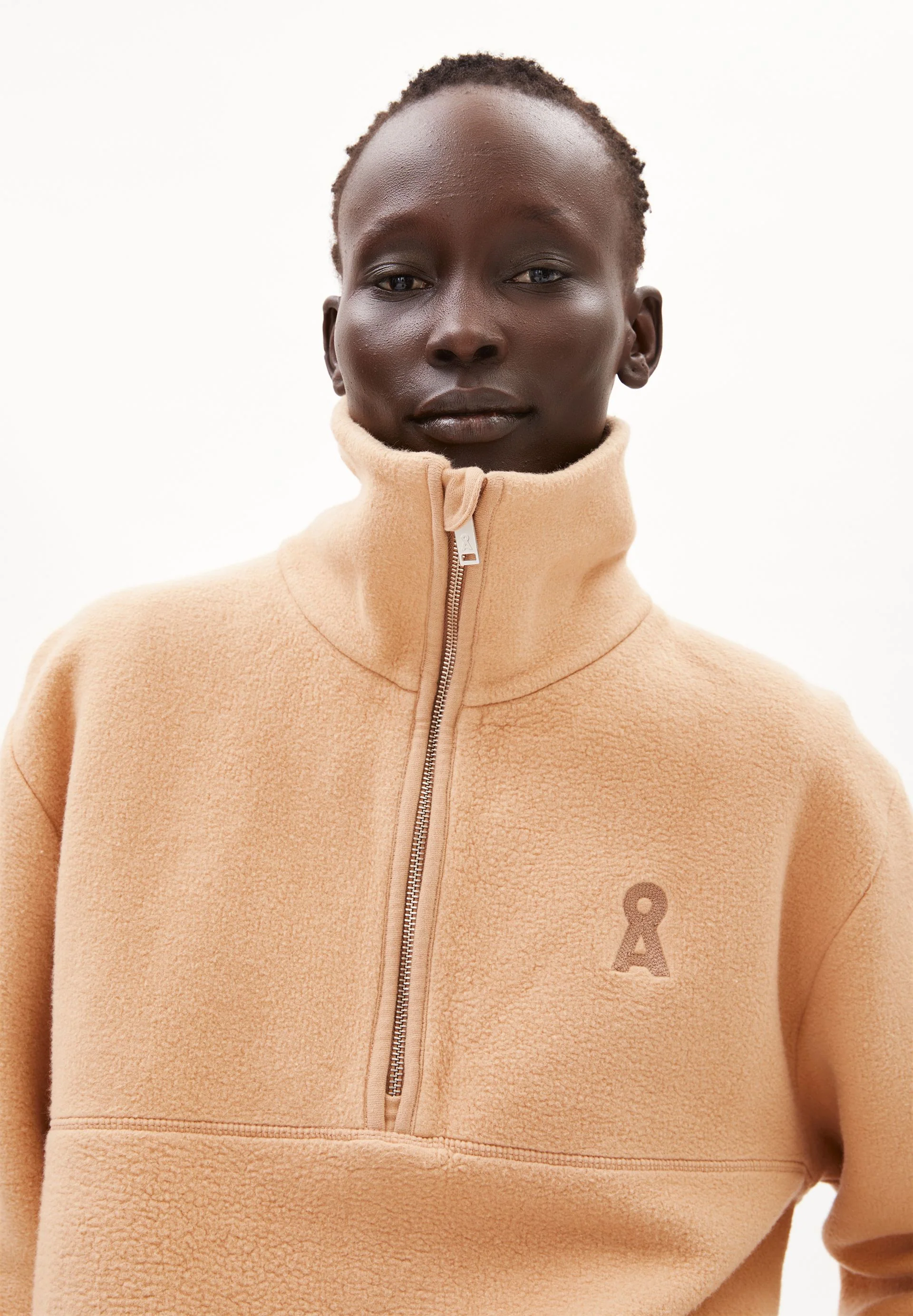 HAARLEENAA BAUMWOLL-FLEECE | beige blond - Image 3