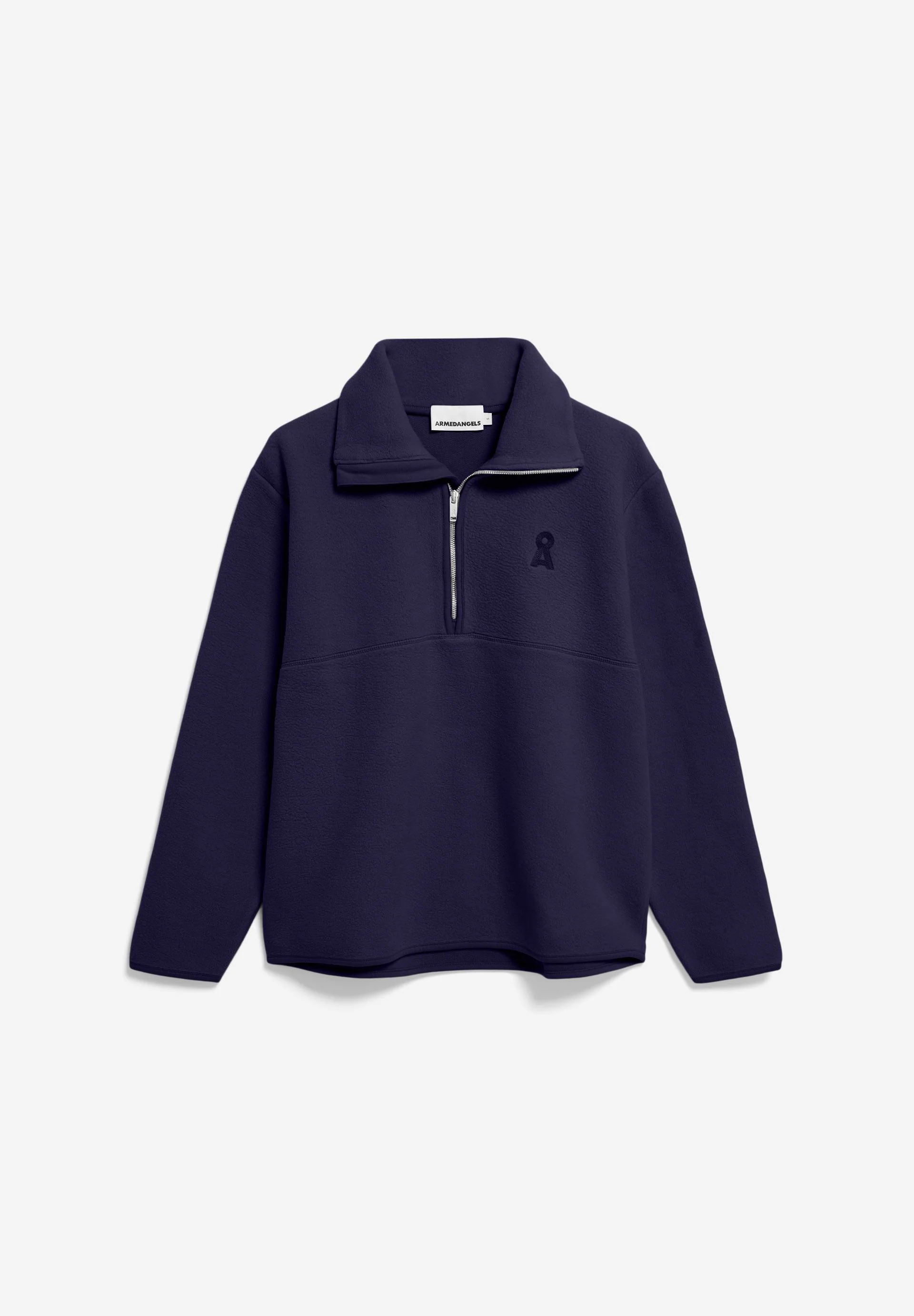 HAARLEENAA BAUMWOLL-FLEECE | tinted navy - Image 7