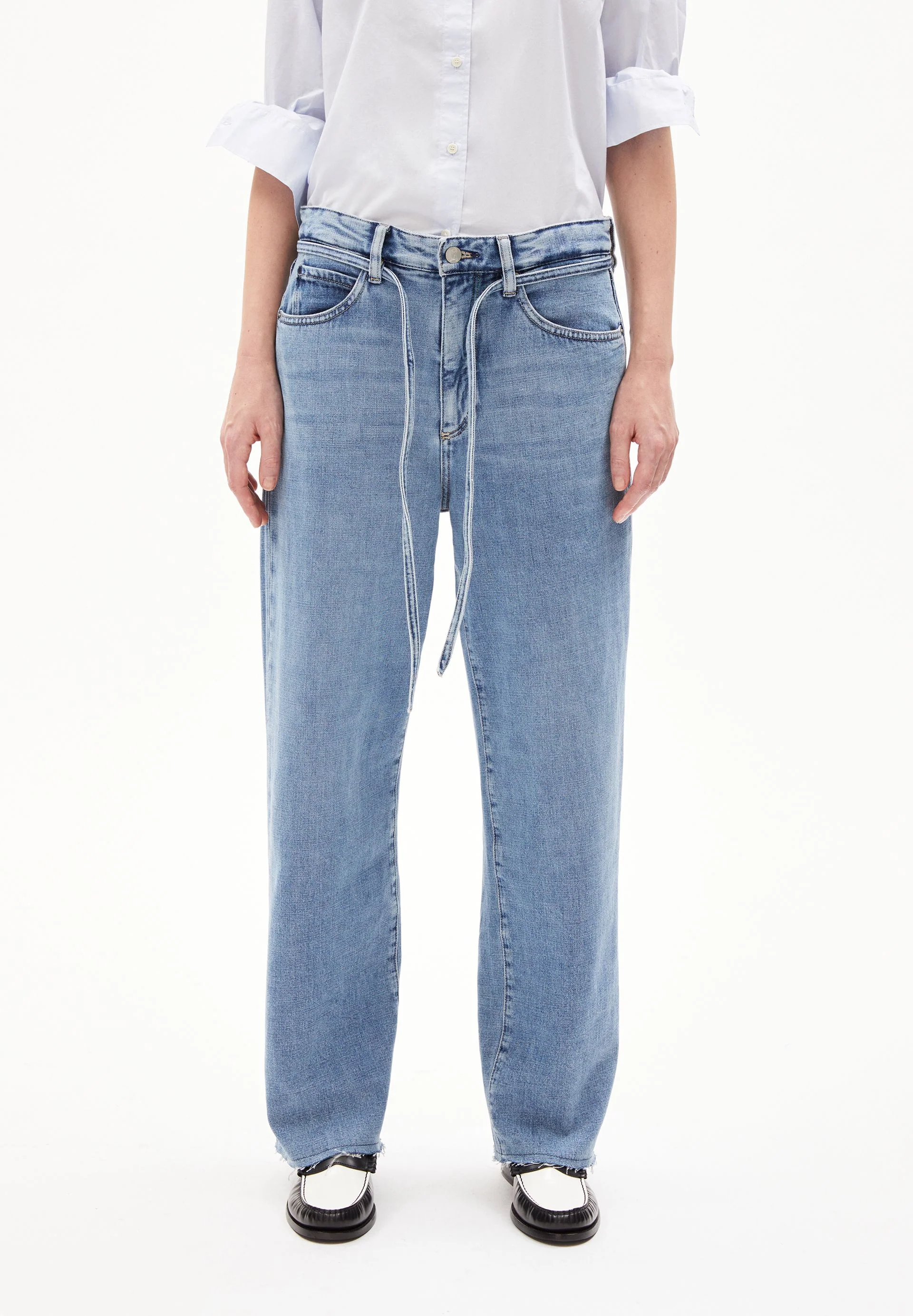 HAAYI CUT HEM | indigo pebbles