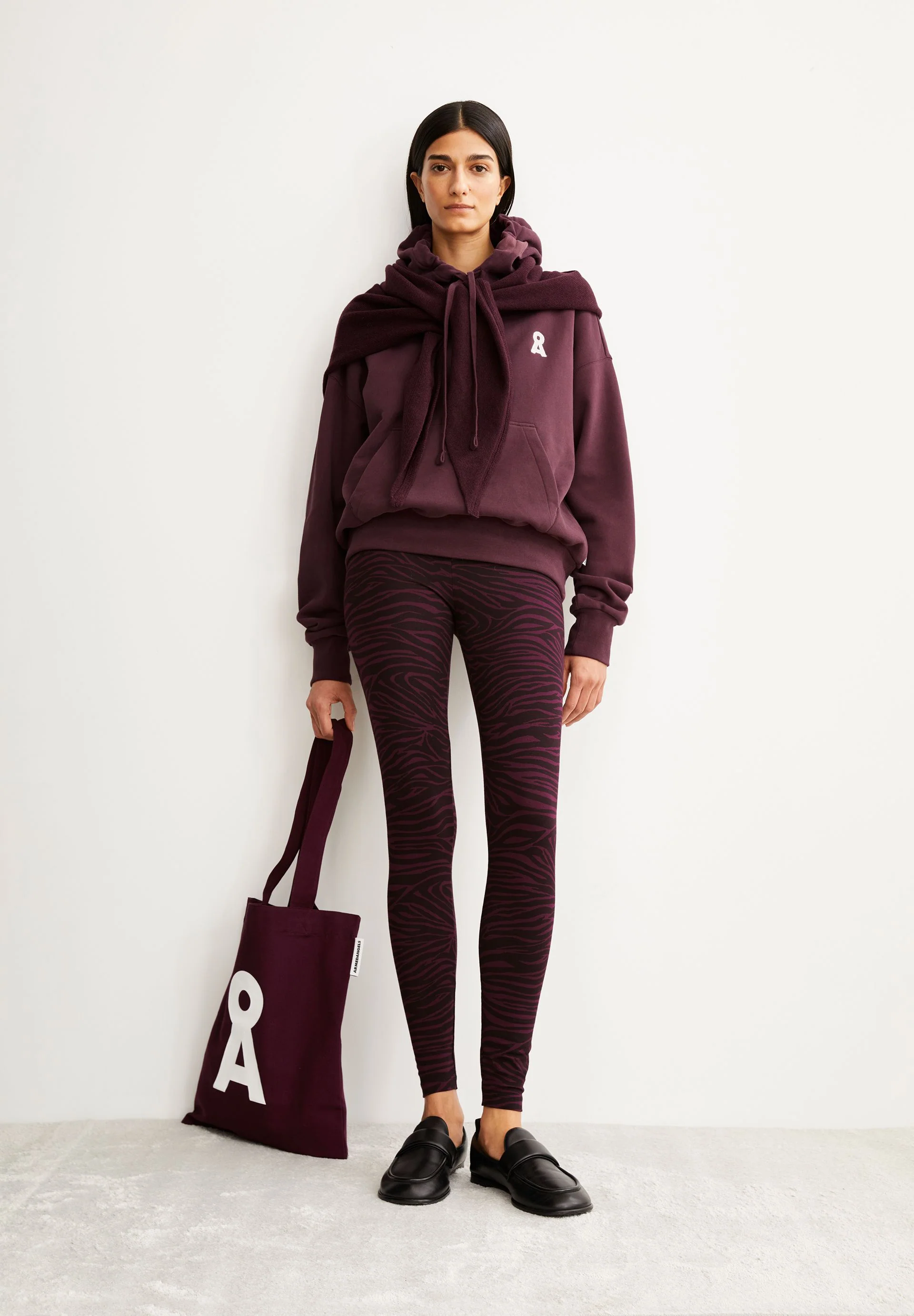 ICONIC Å FRANCISARAA HOODIE | dark cranberry - Image 4