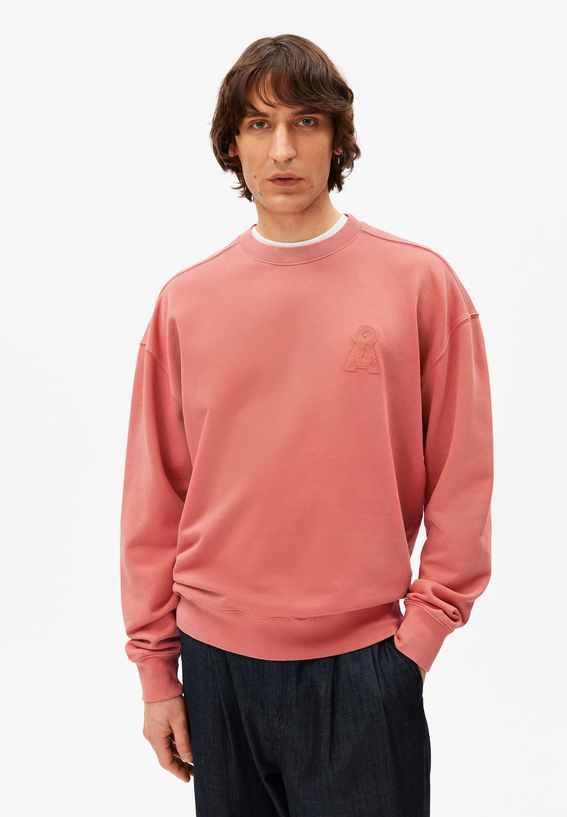 ICONIC Å GMT DYE SWEATSHIRT | tabasco red washed