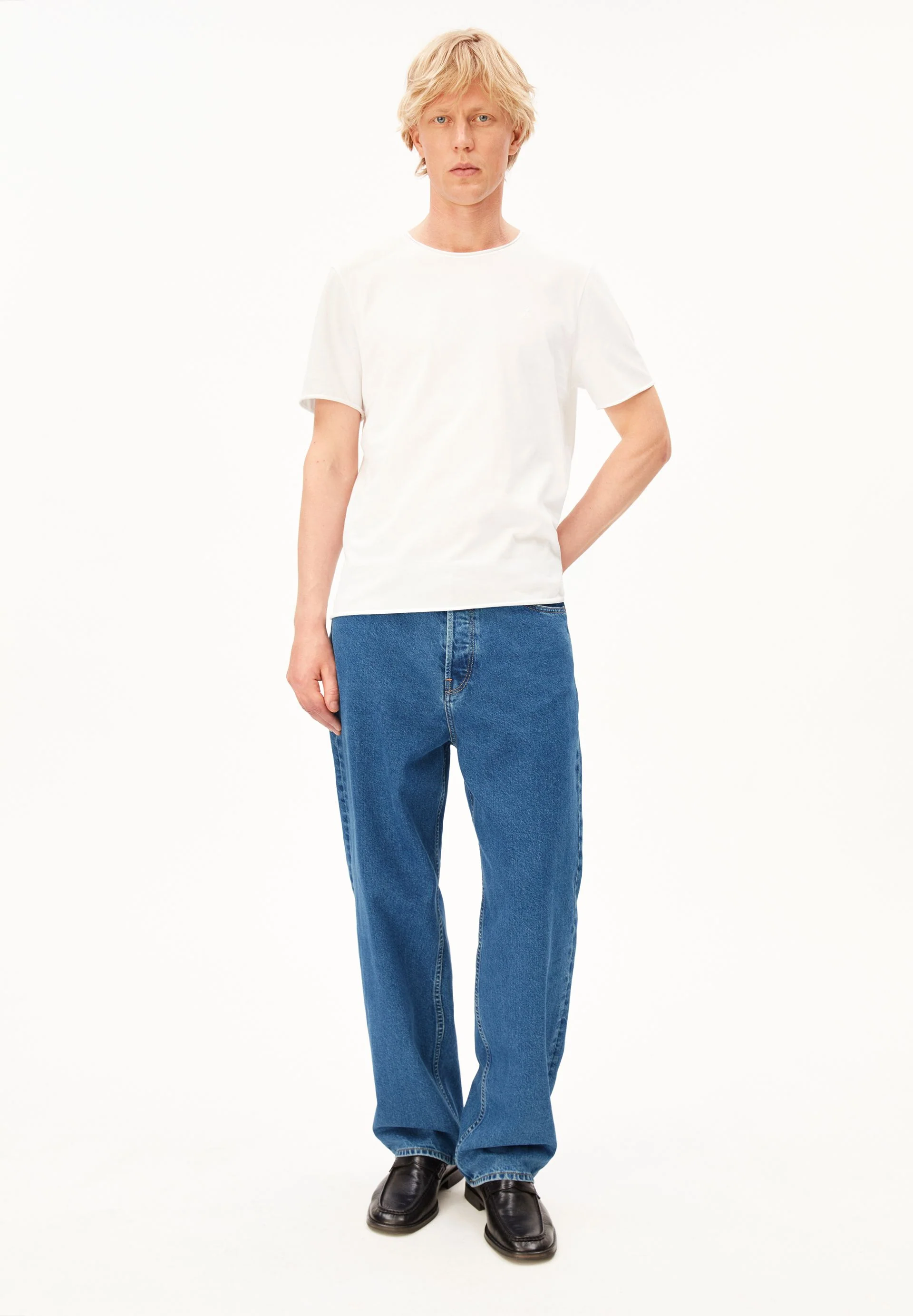 JAAMES BRUSHED T-SHIRT | white - Image 5