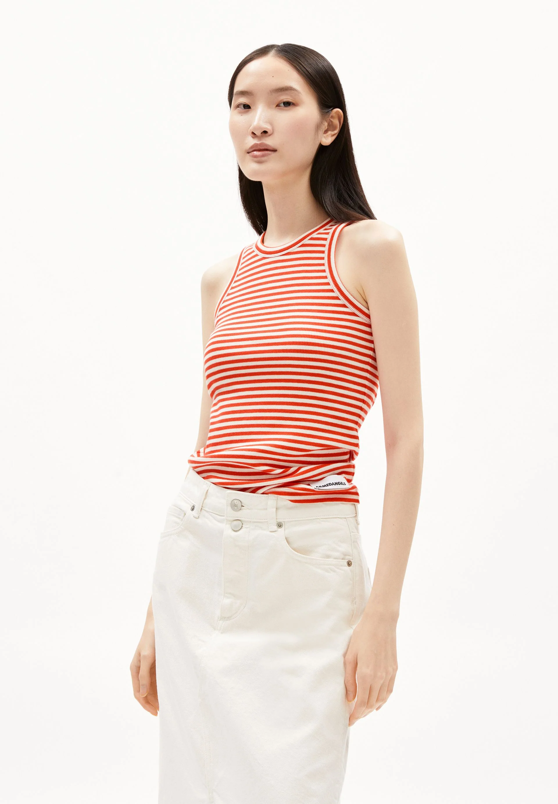 KANITAA STRIPES | poppy red-oatmilk