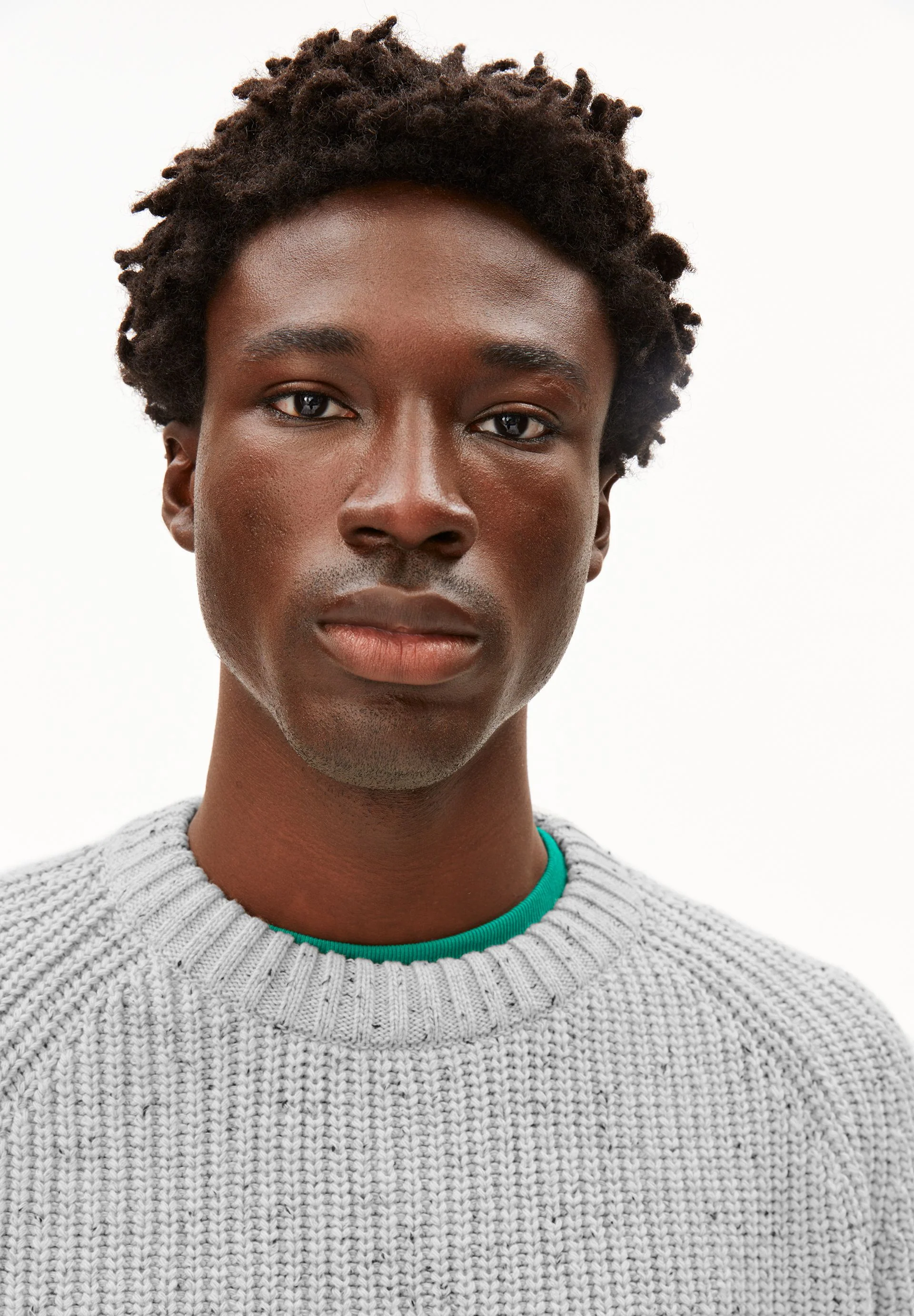KIAANO TWEED-STRICKPULLOVER | oatmilk-black tweed - Image 3