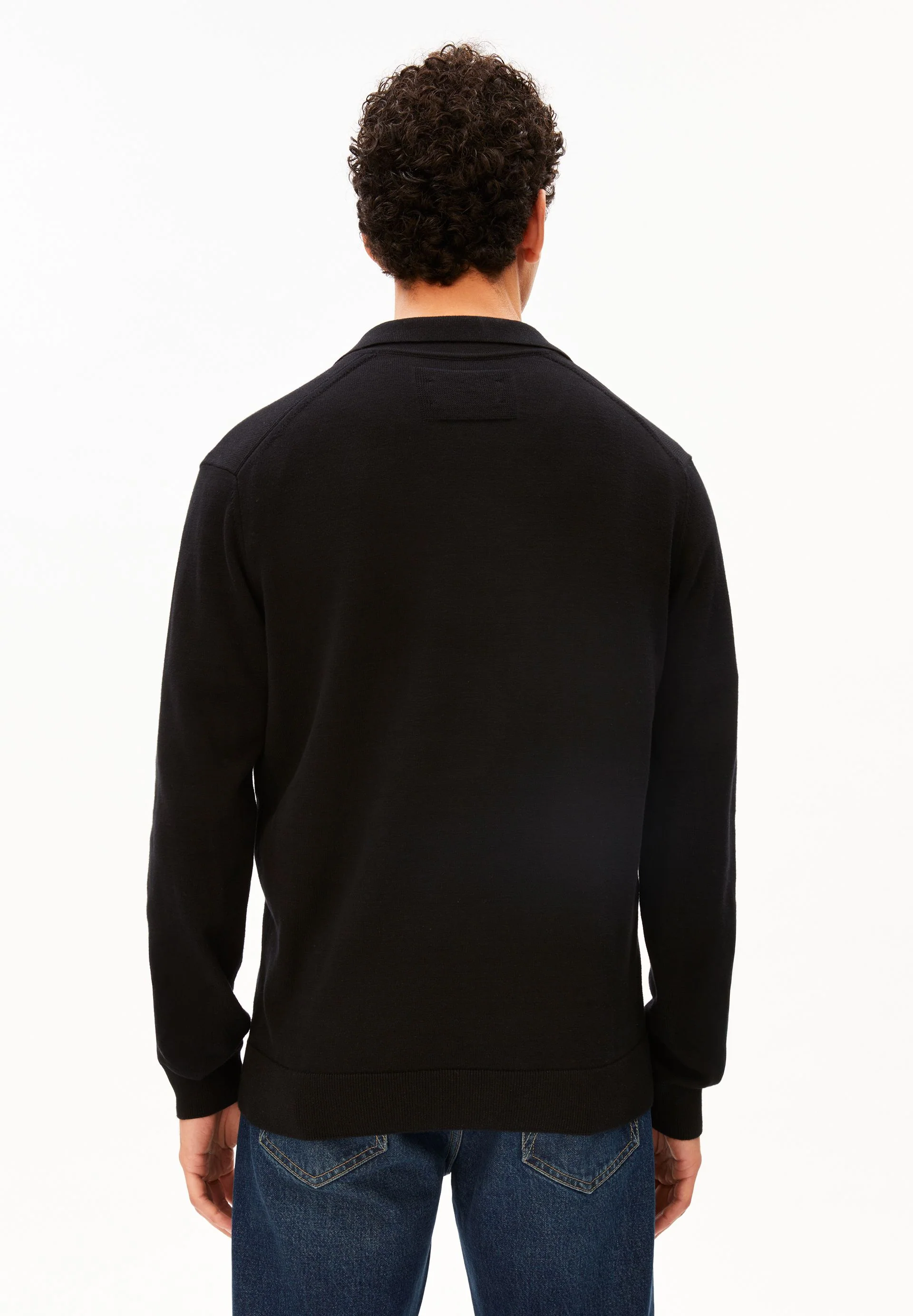 LANGÄRMLIGER STRICKPULLOVER | black - Image 2