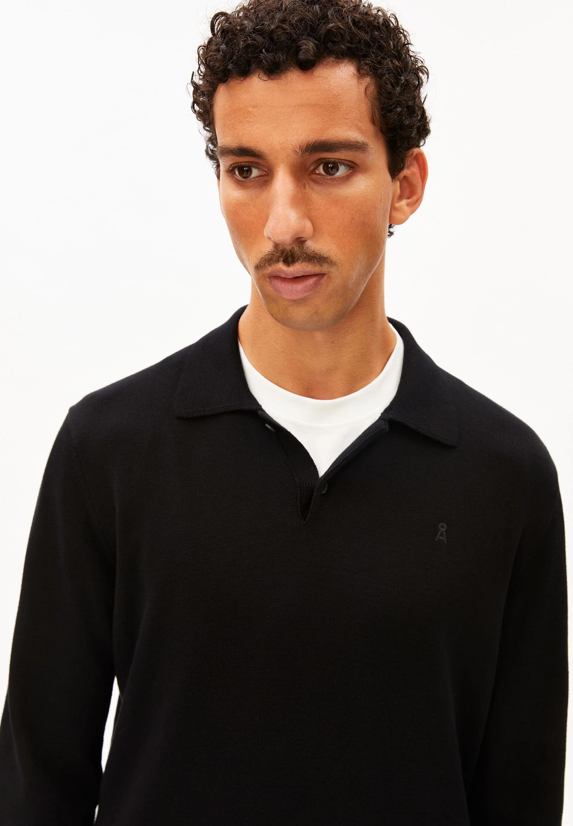 LANGÄRMLIGER STRICKPULLOVER | black - Image 3