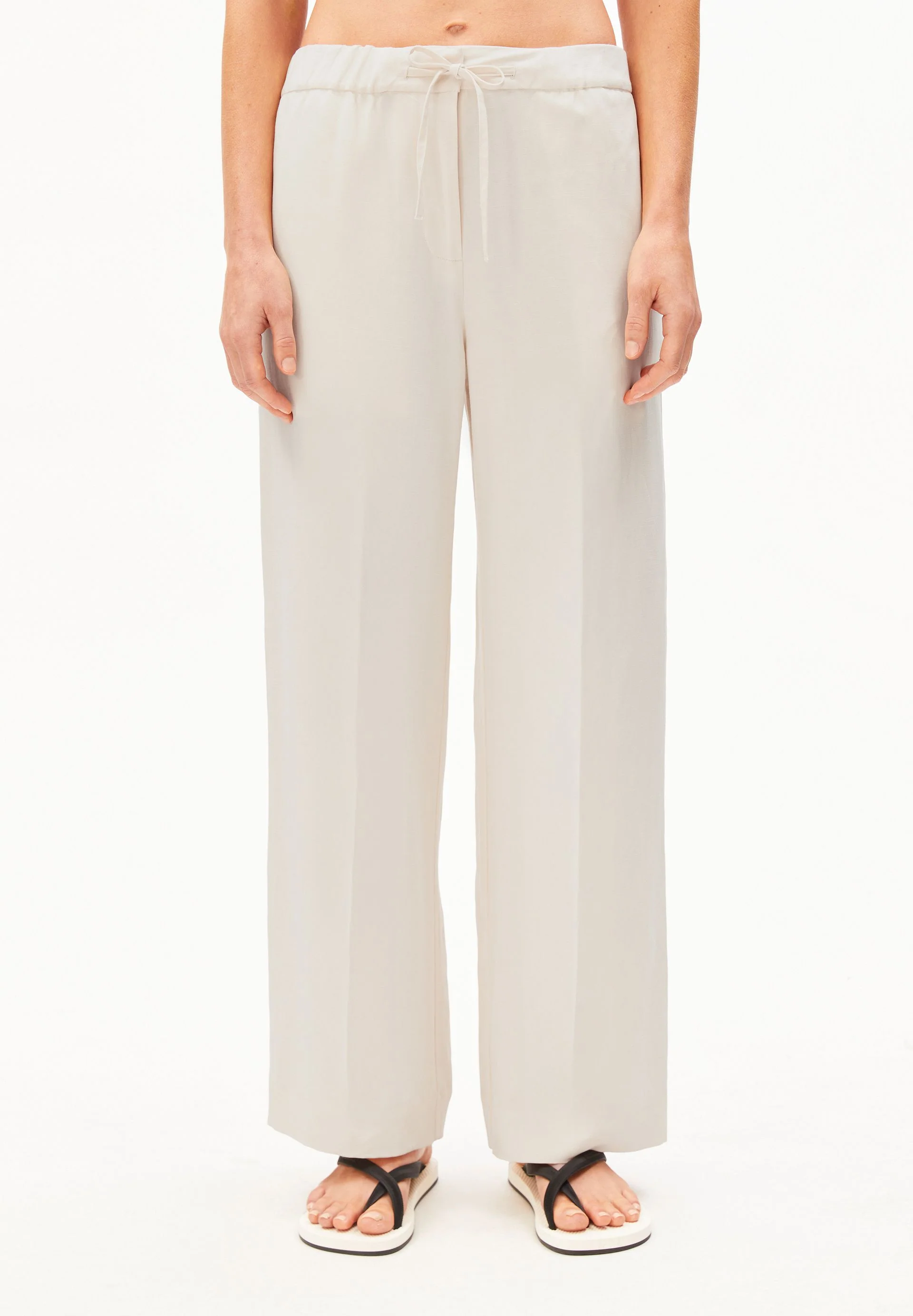 LEINEN-MIX STRAIGHT LEG HOSE - Image 2