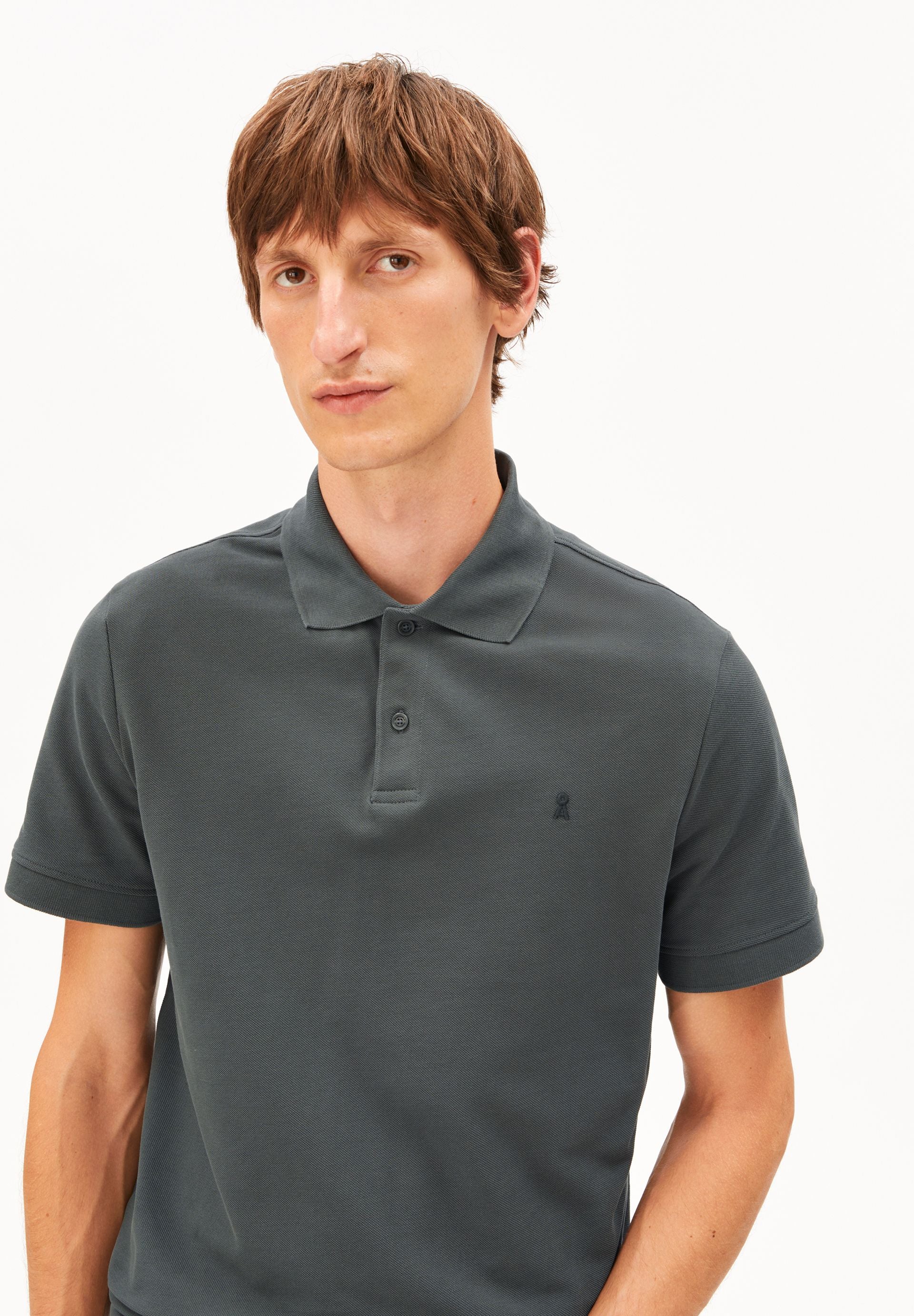 MAARIO POLOSHIRT | space steel - Image 3