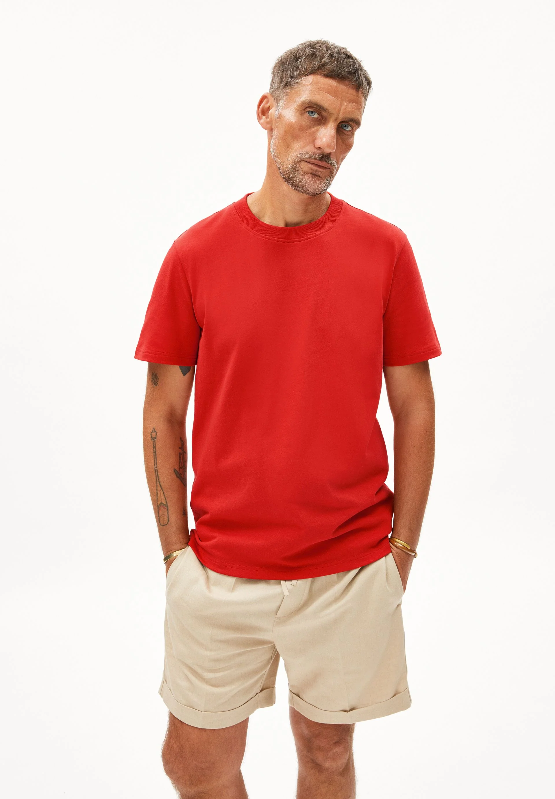 MAARKOS T-SHIRT | coral blush