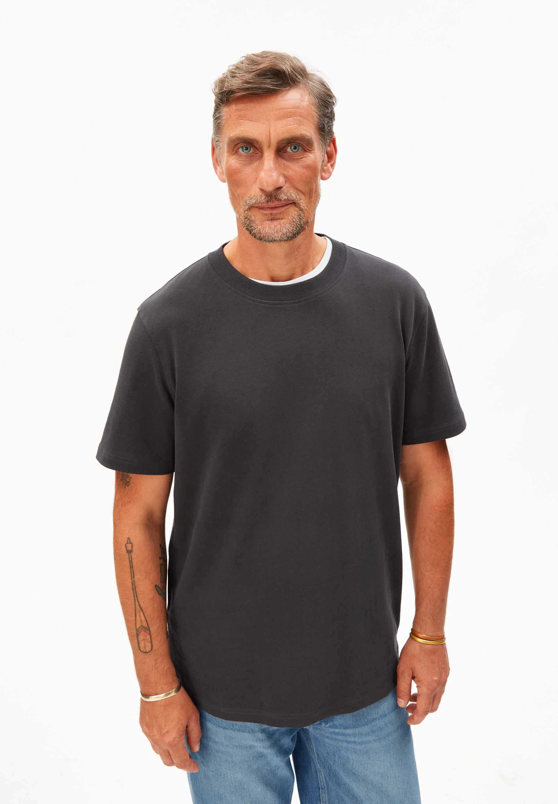MAARKOS T-SHIRT | dark steel