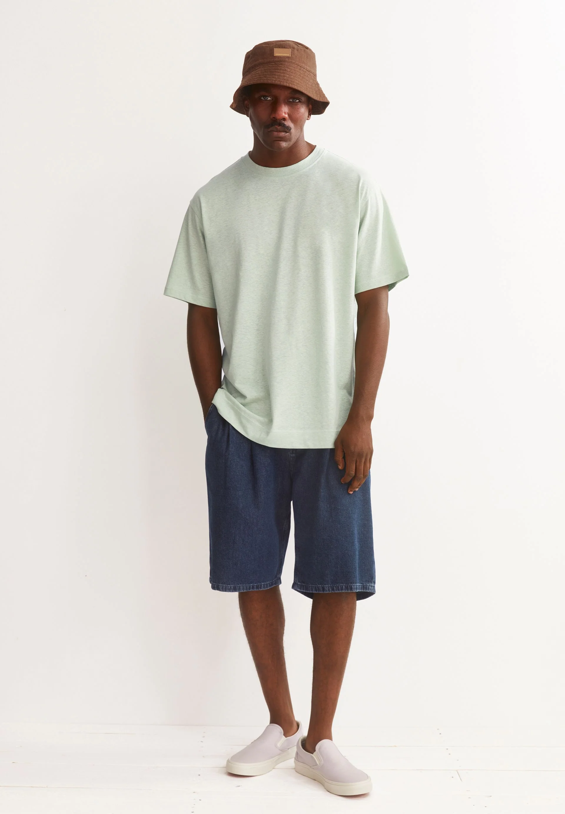 MAARKOS LEINEN-MIX T-SHIRT | foam - Image 4
