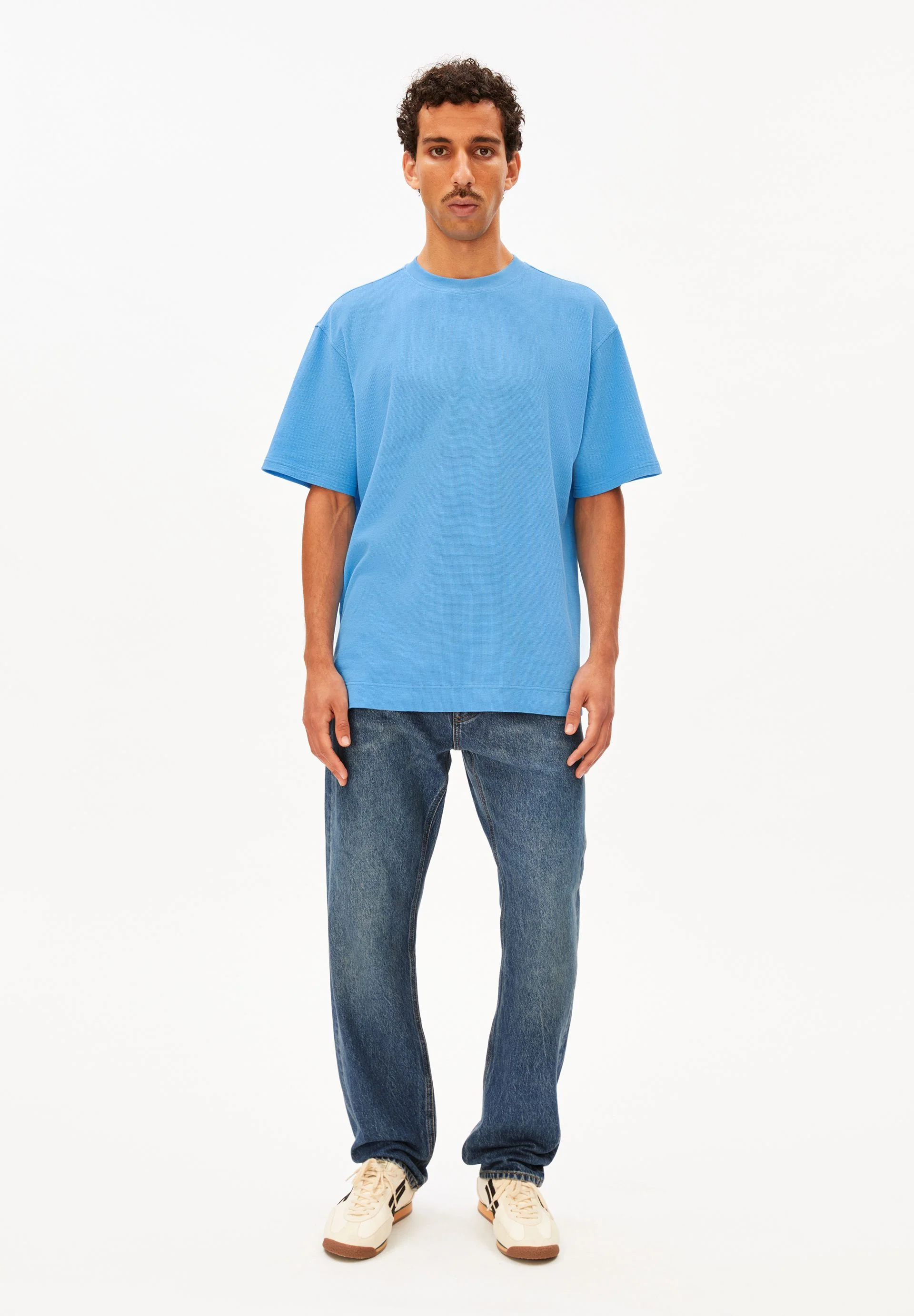 MAARKOS WAFFLE T-SHIRT | skylight - Image 5