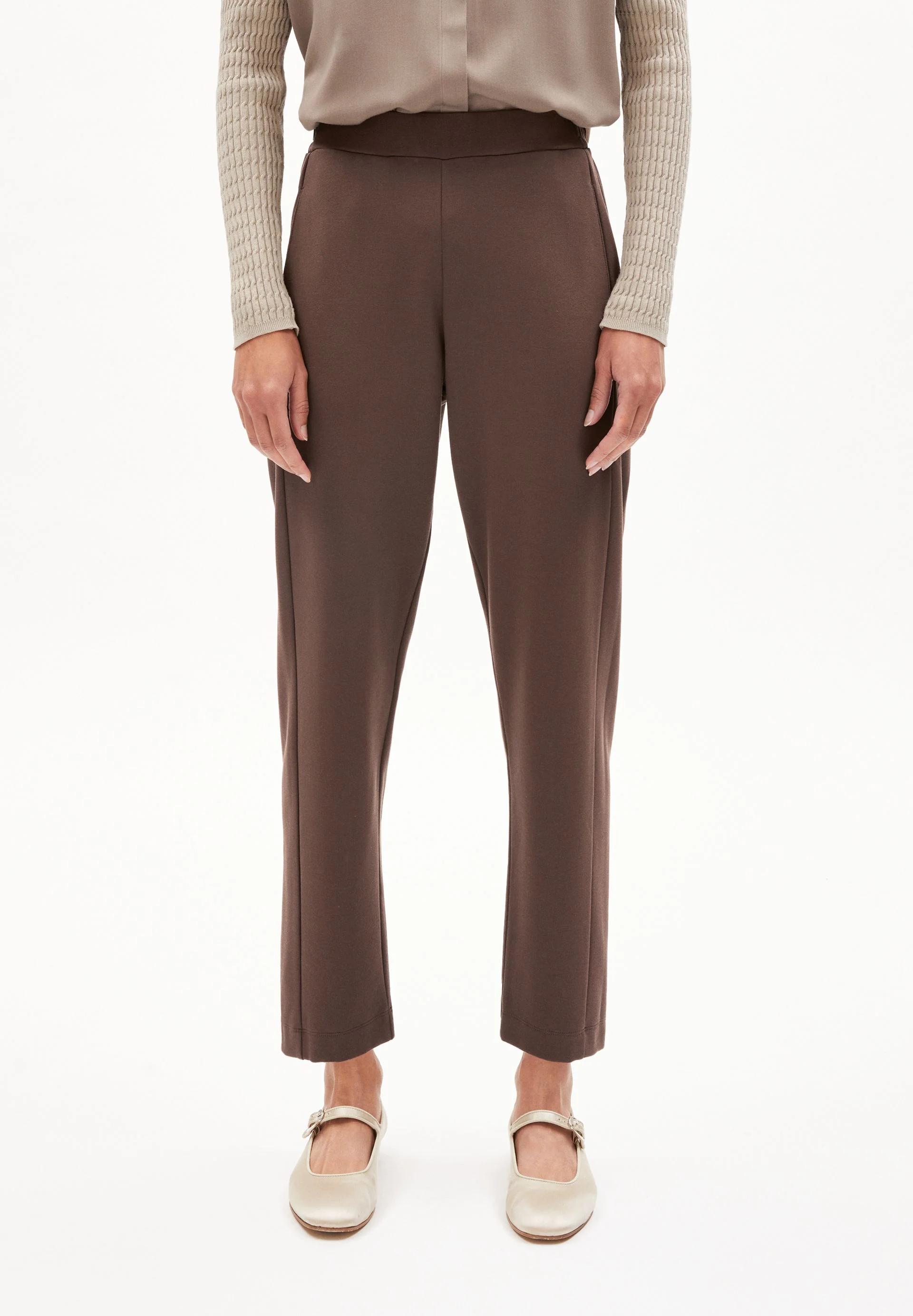 MAGDAALENA JERSEYHOSE | warm slate
