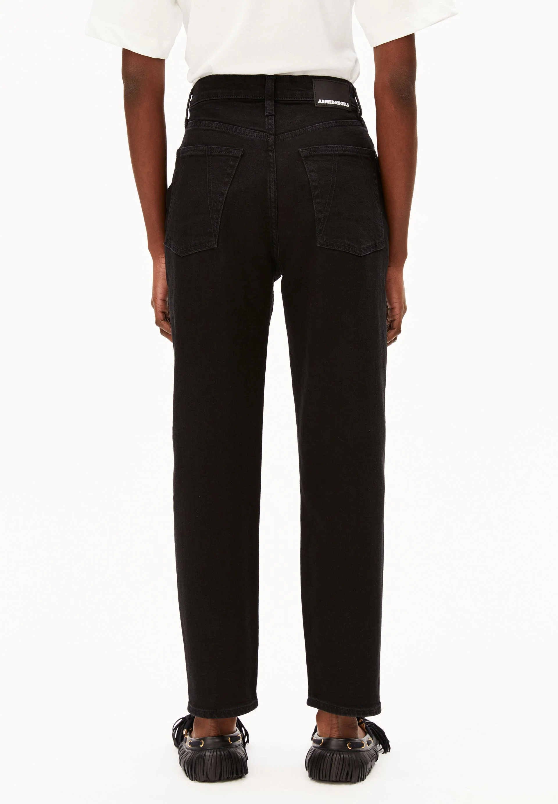 MAIRAA HIGH WAIST MOM JEANS | black - Image 2