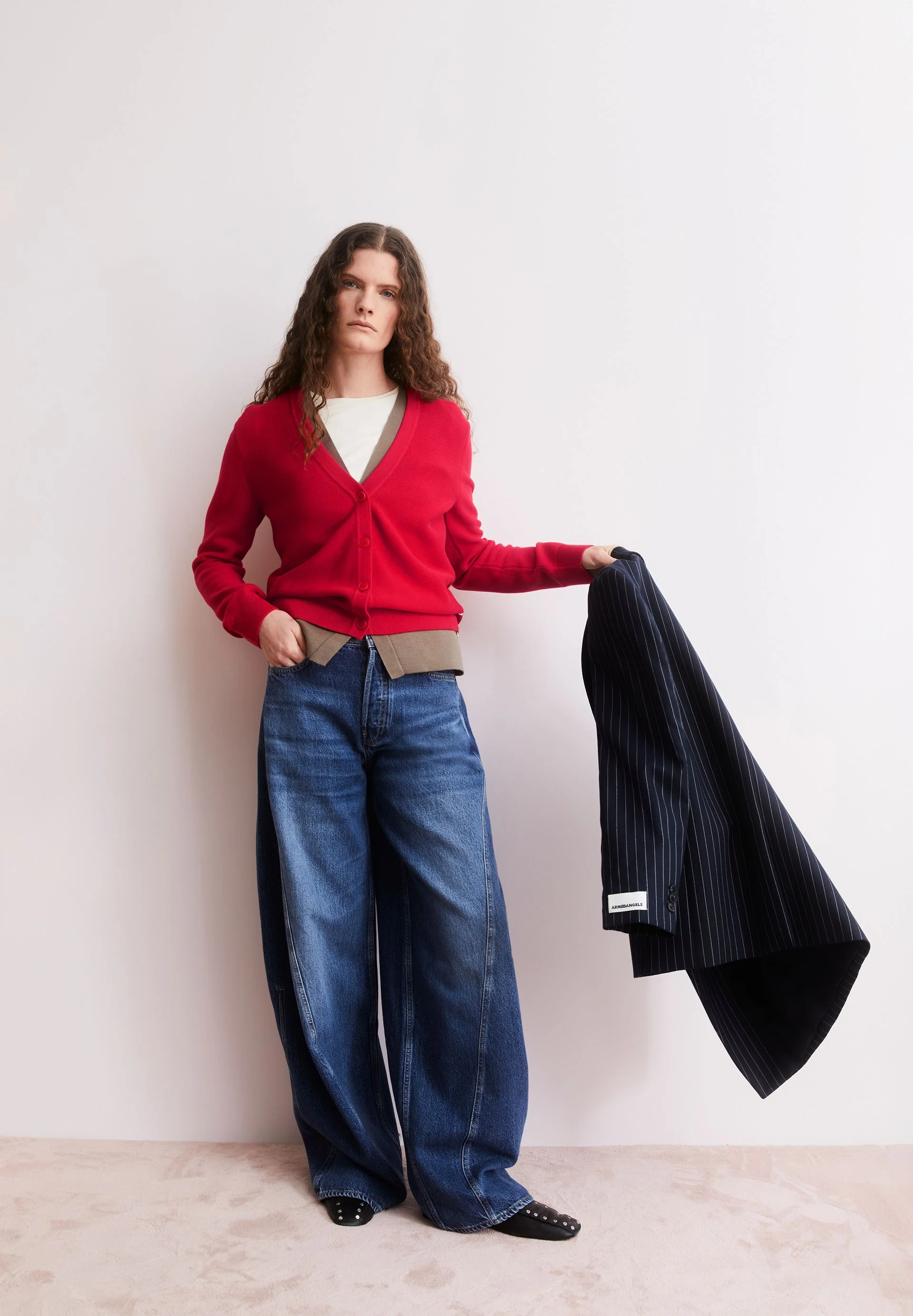 MENAAL LINKS LINKS CARDIGAN | mars red - Image 4