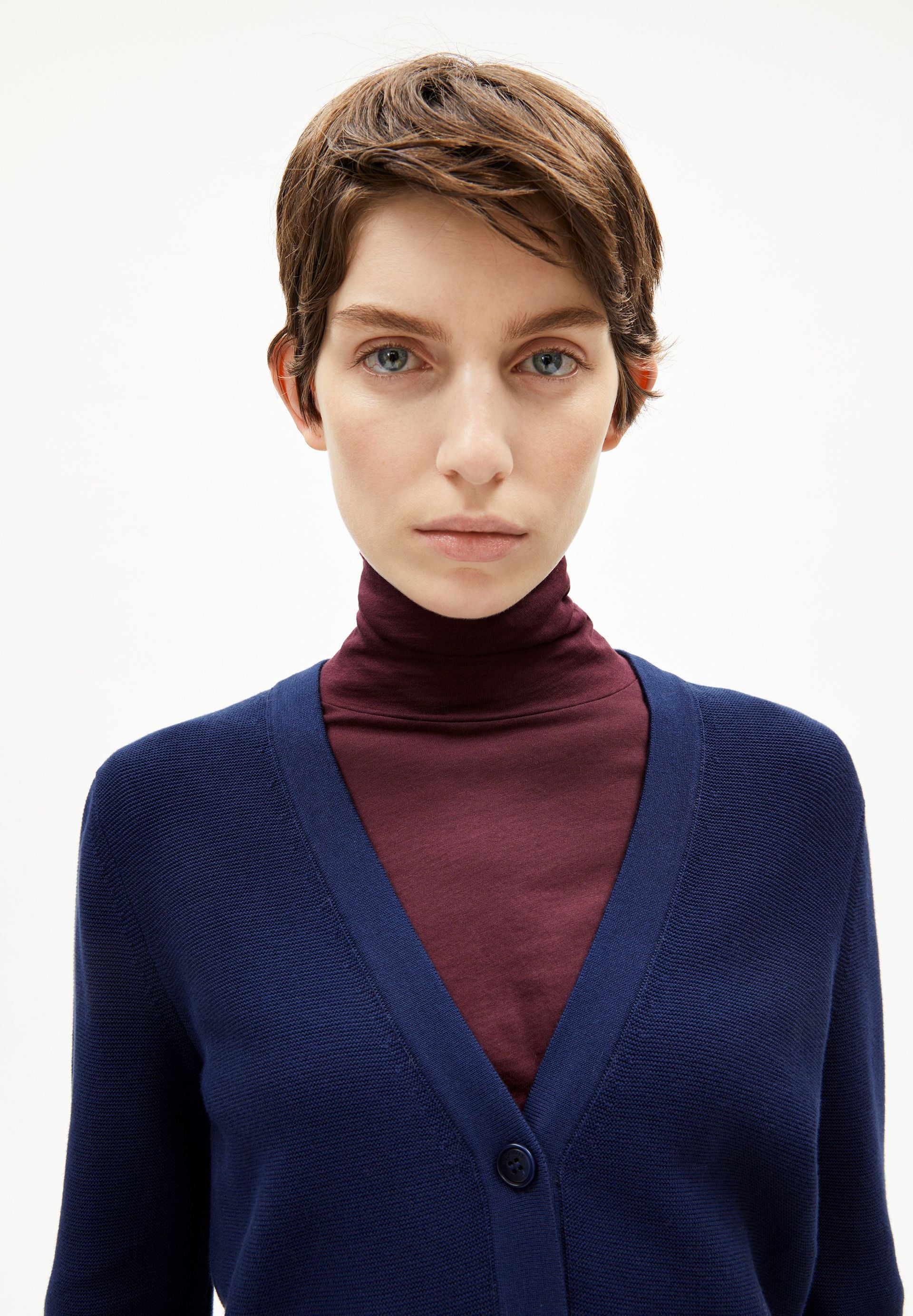 MENAAL LINKS LINKS CARDIGAN | tinted navy - Image 3