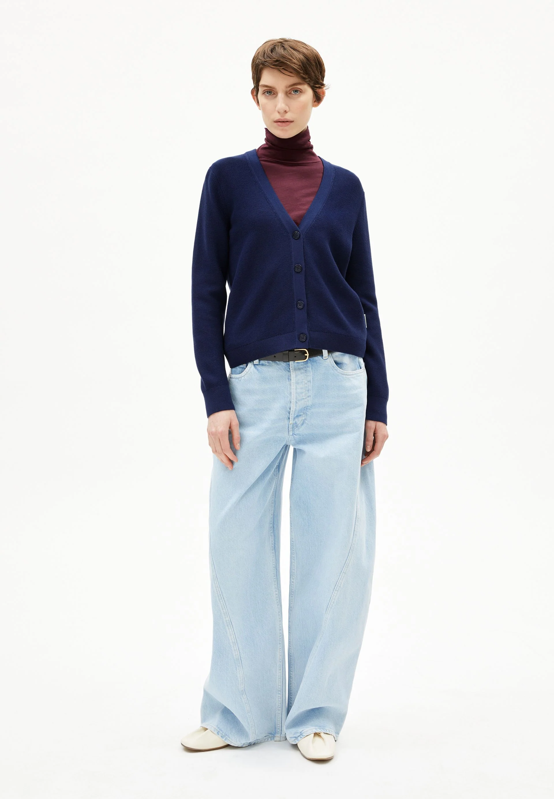 MENAAL LINKS LINKS CARDIGAN | tinted navy - Image 5