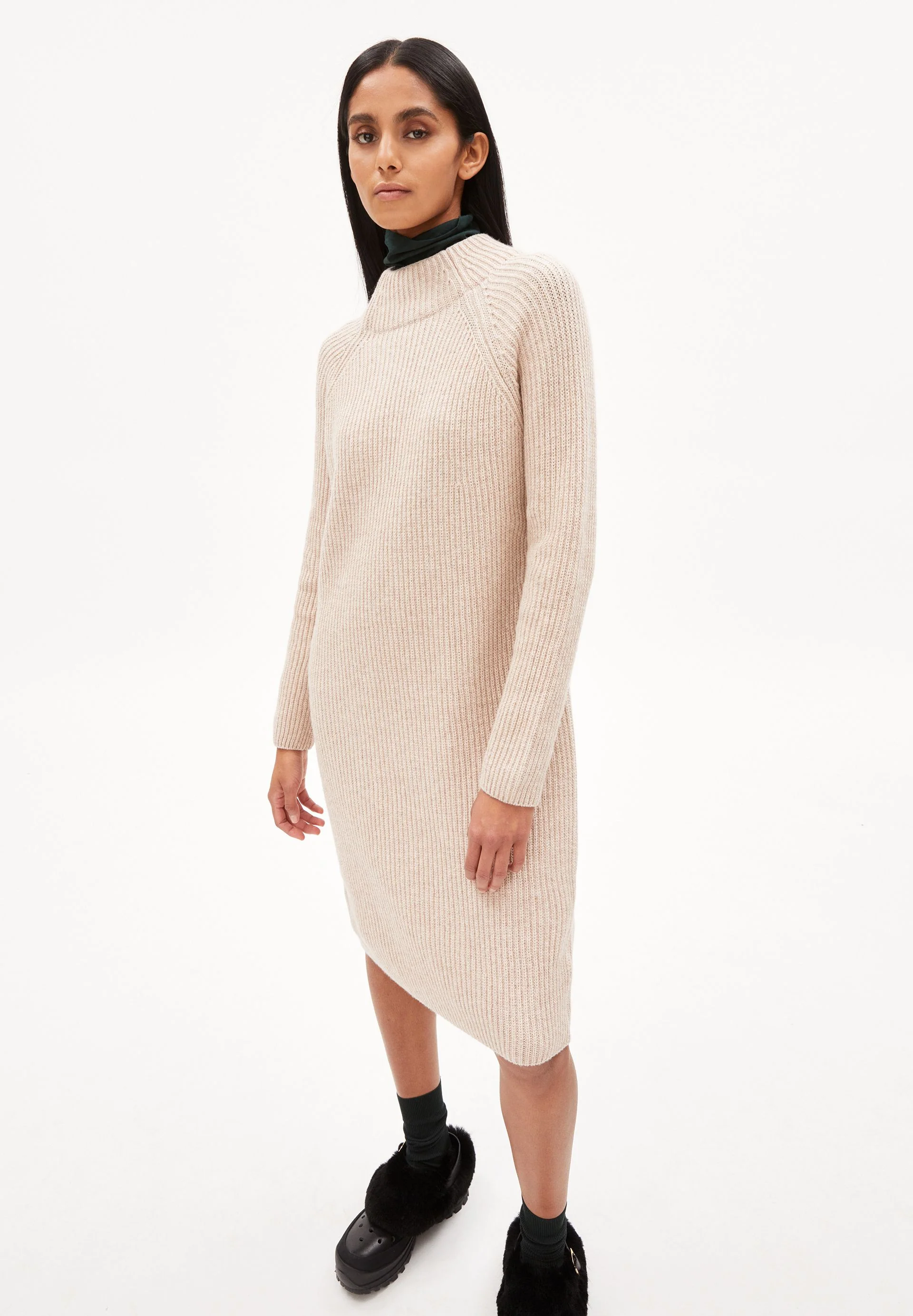 MILLAANA KLEID | light caramel melange