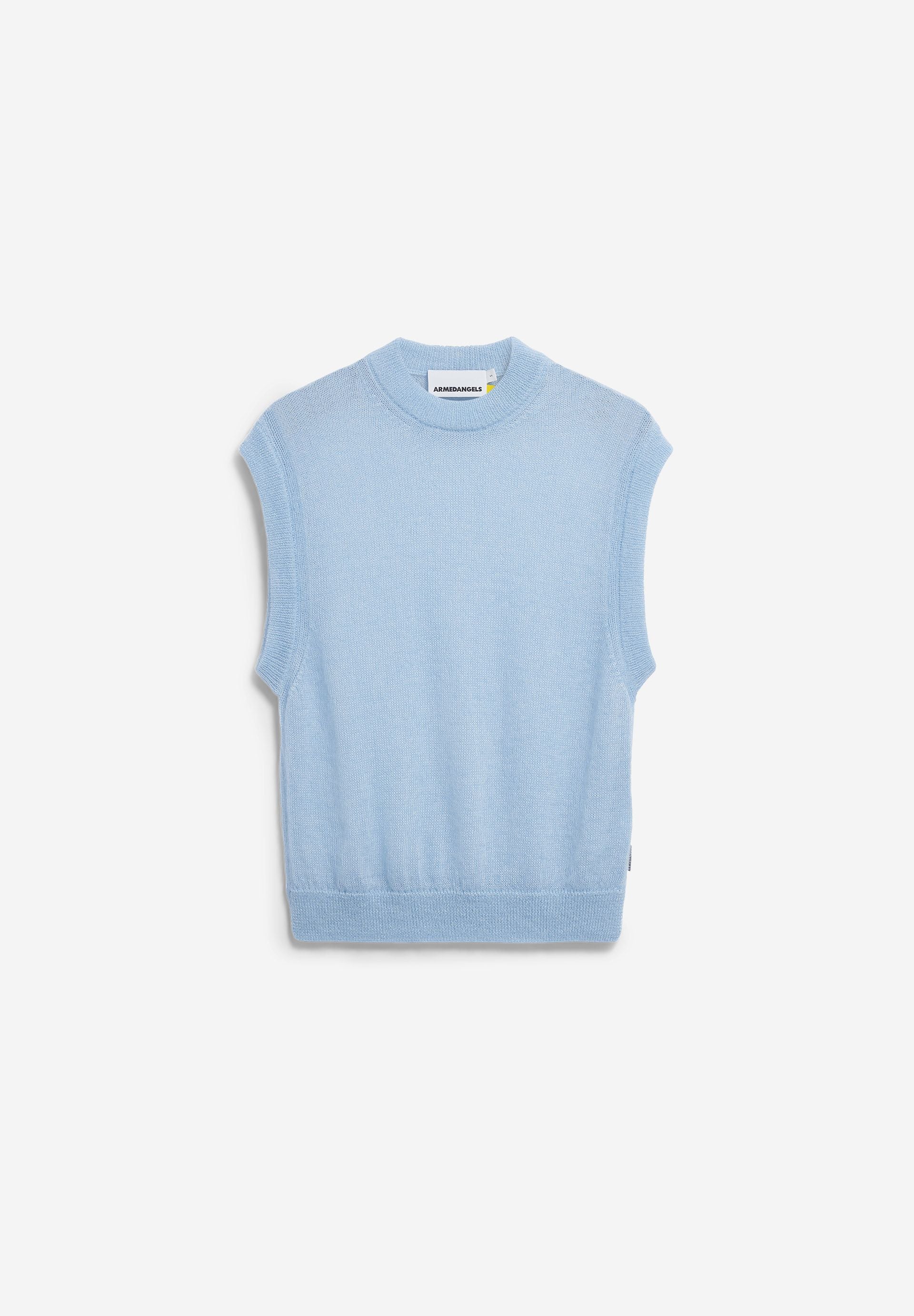 MOHAIR-MIX STRICKPULLUNDER | blue glow - Image 6