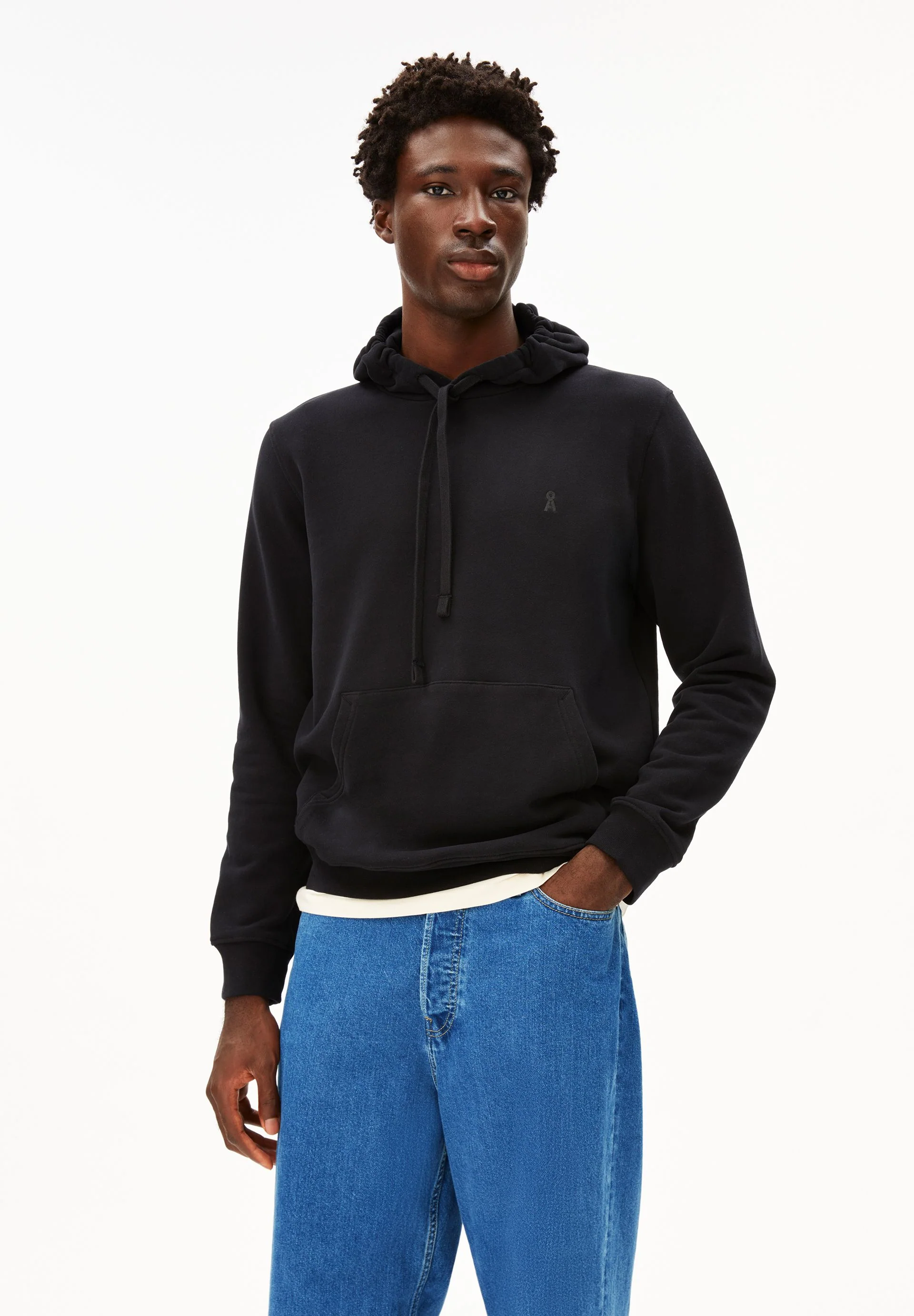 PAARLO FLEECE HOODIE | black