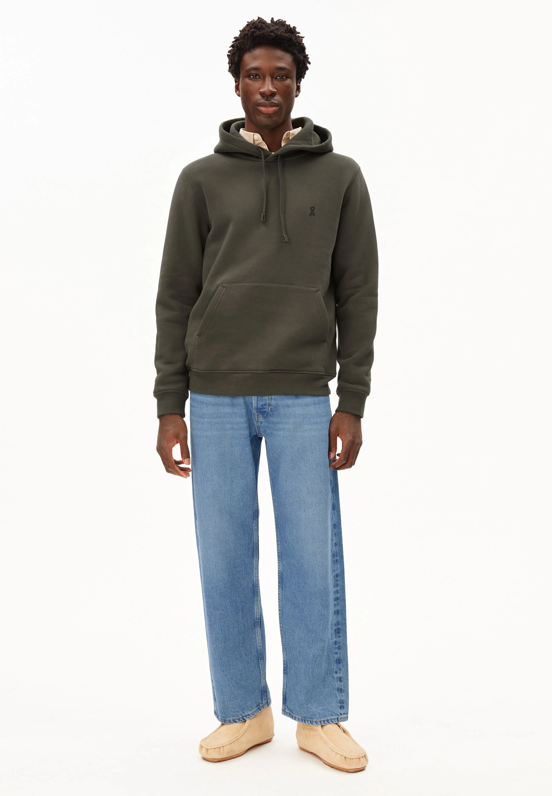 PAARLO FLEECE HOODIE | forest pine - Image 5
