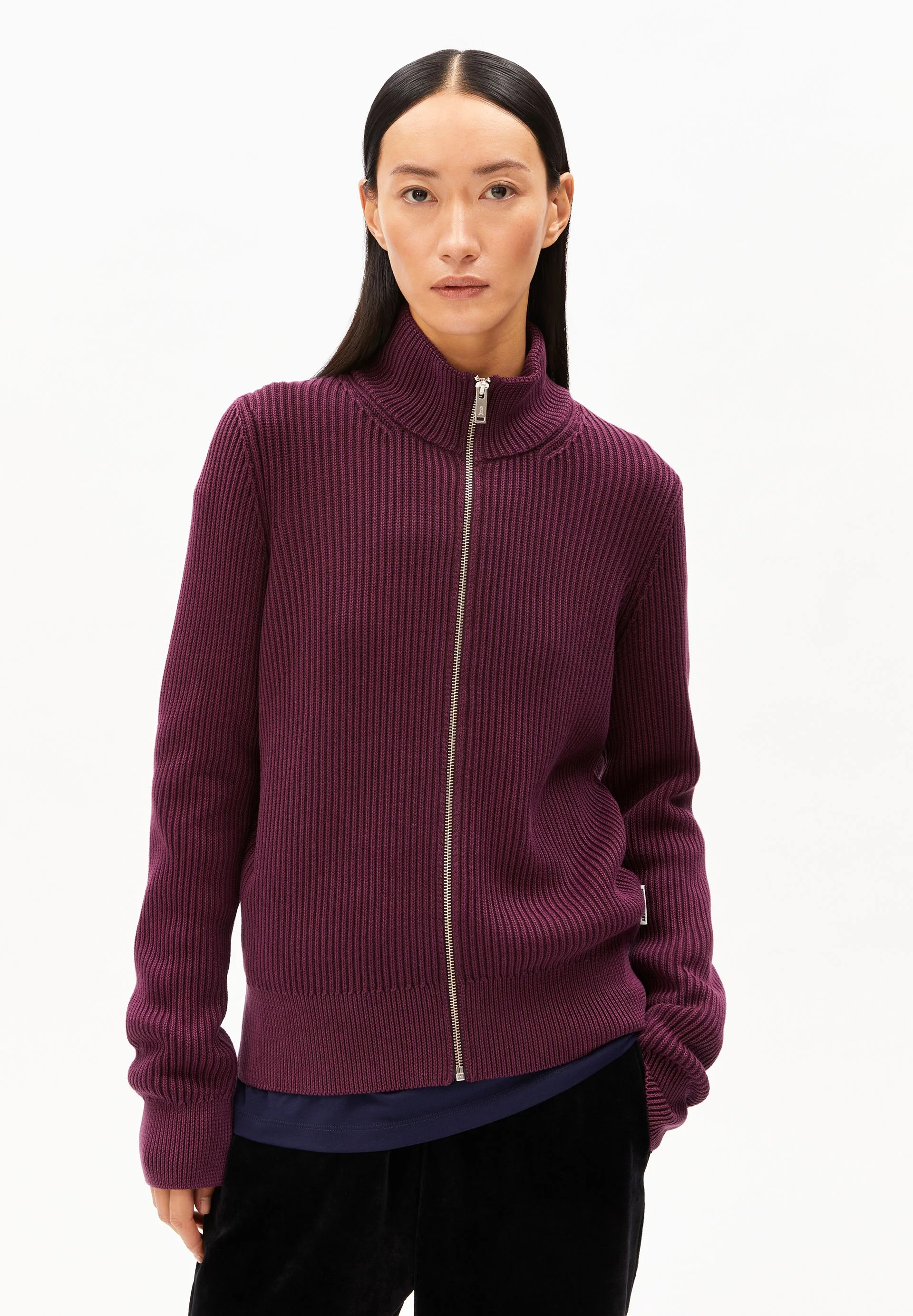 REBECCAA GMT DYE STRICKTROYER | dark cranberry