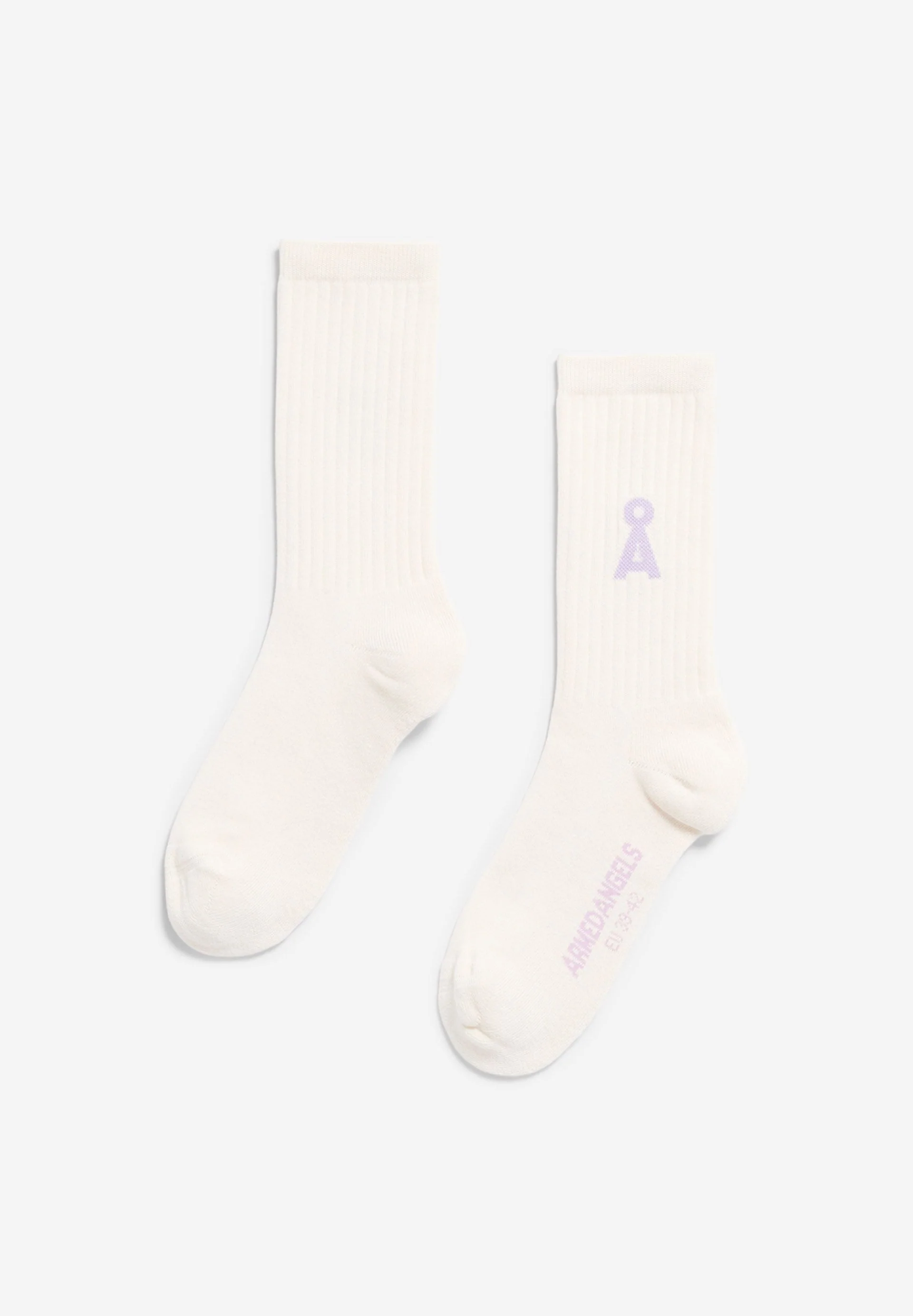 SAAMUS BOLD SOCKEN | oatmilk-lavender light