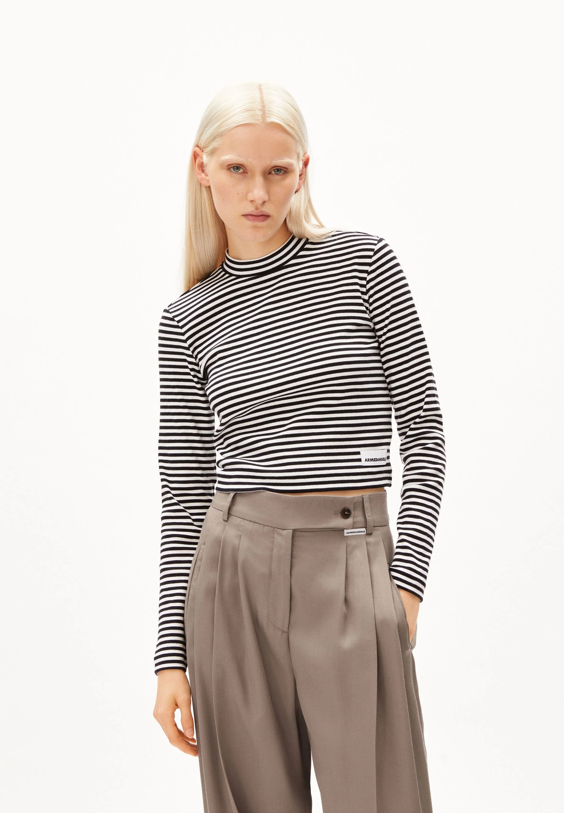 SALMARAA STRIPES | black-white