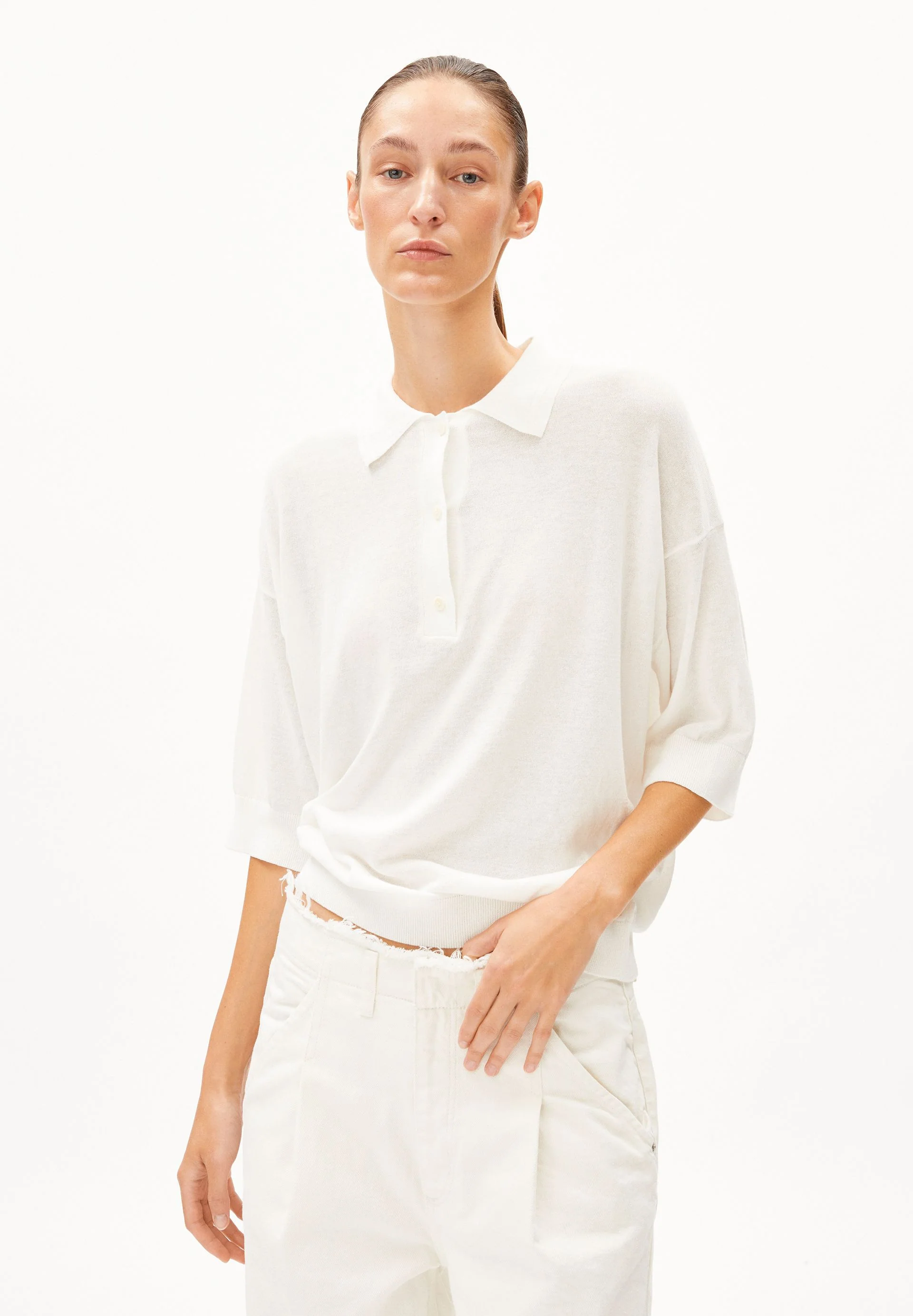 SELIAA CREPE | off white