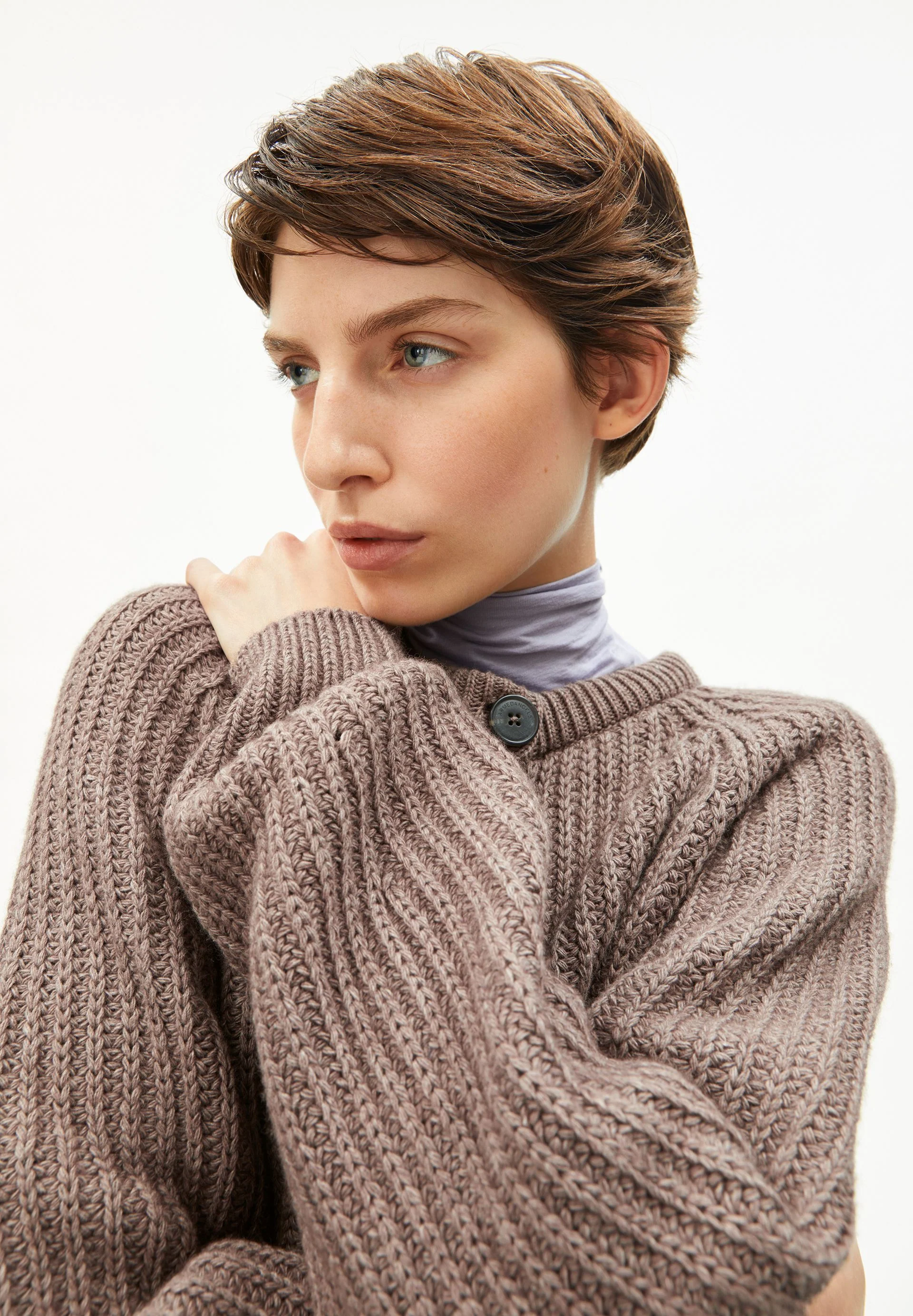 RIPPSTRICK-CARDIGAN | cinnamon dust melange - Image 3