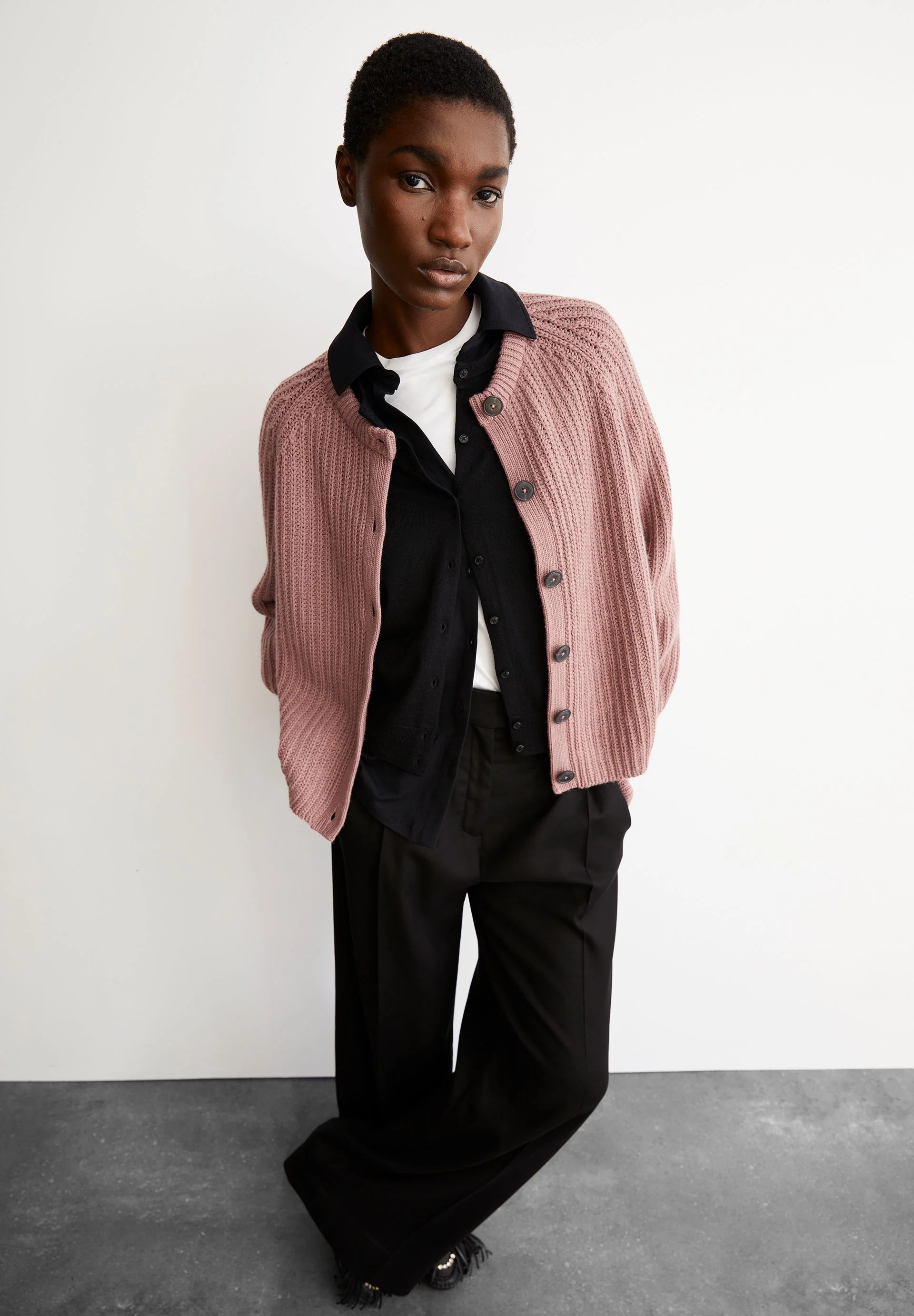 RIPPSTRICK-CARDIGAN | light berry - Image 4