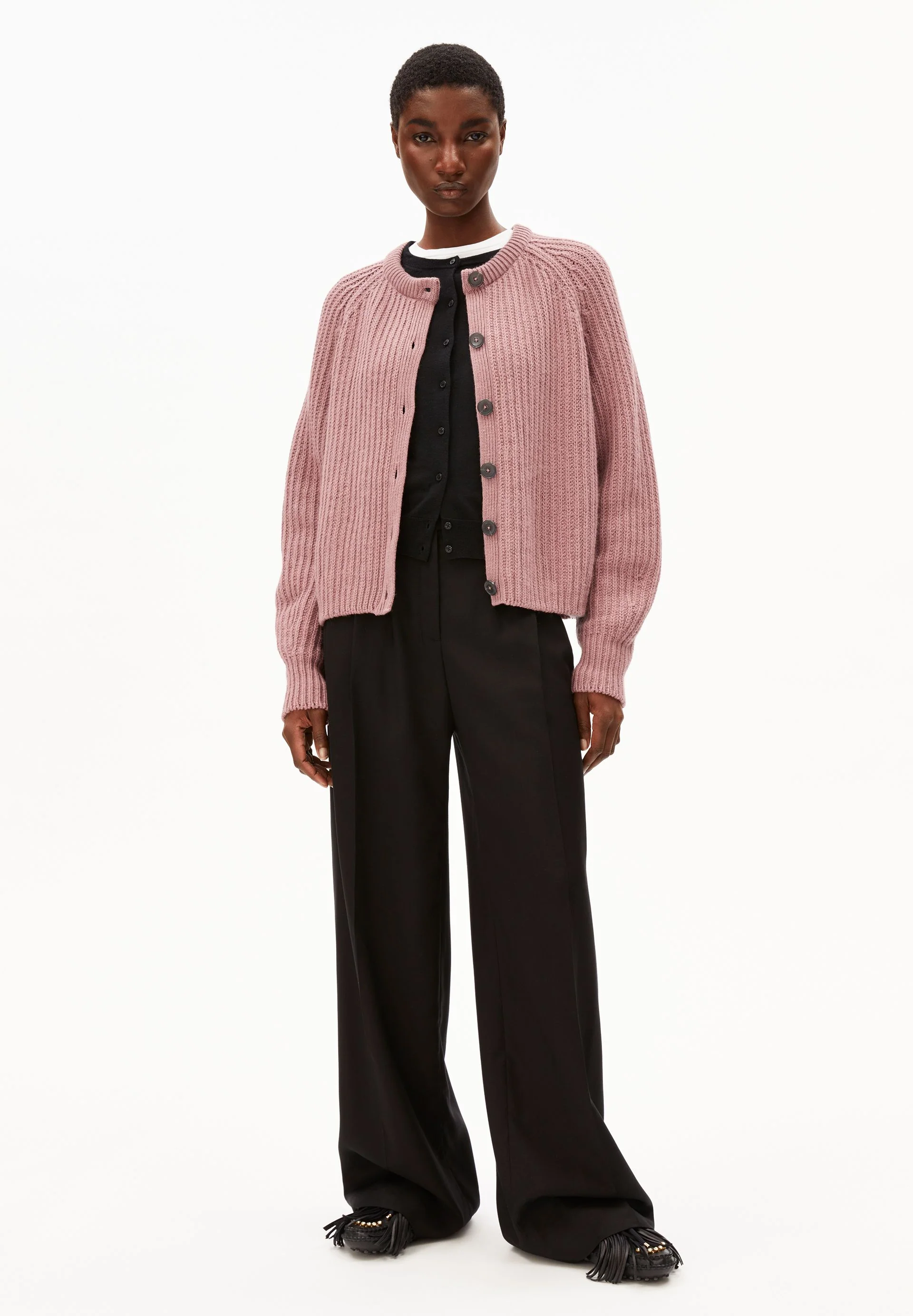 RIPPSTRICK-CARDIGAN | light berry - Image 5