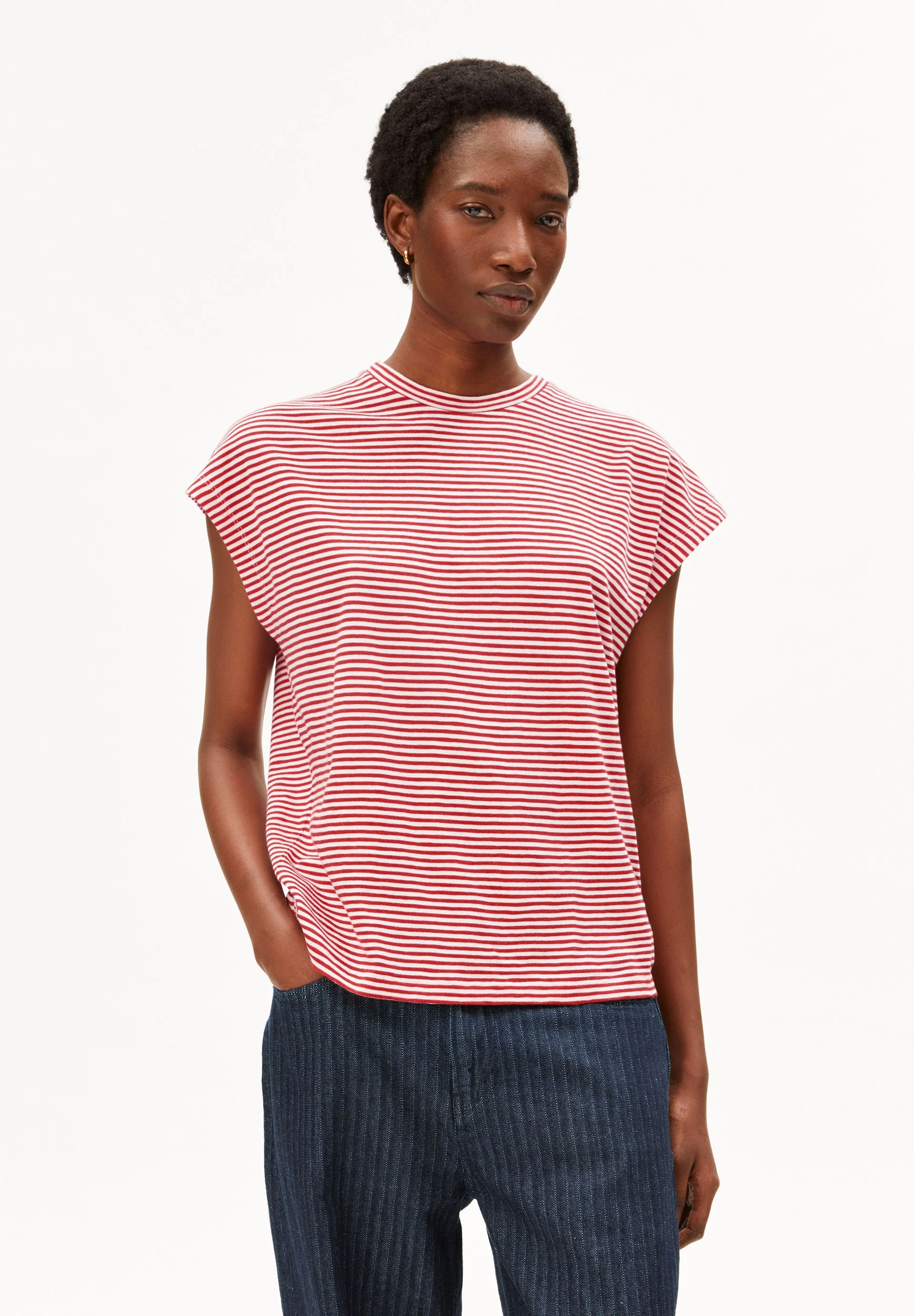 SLUB JERSEY STRIPE T-SHIRT - Image 5