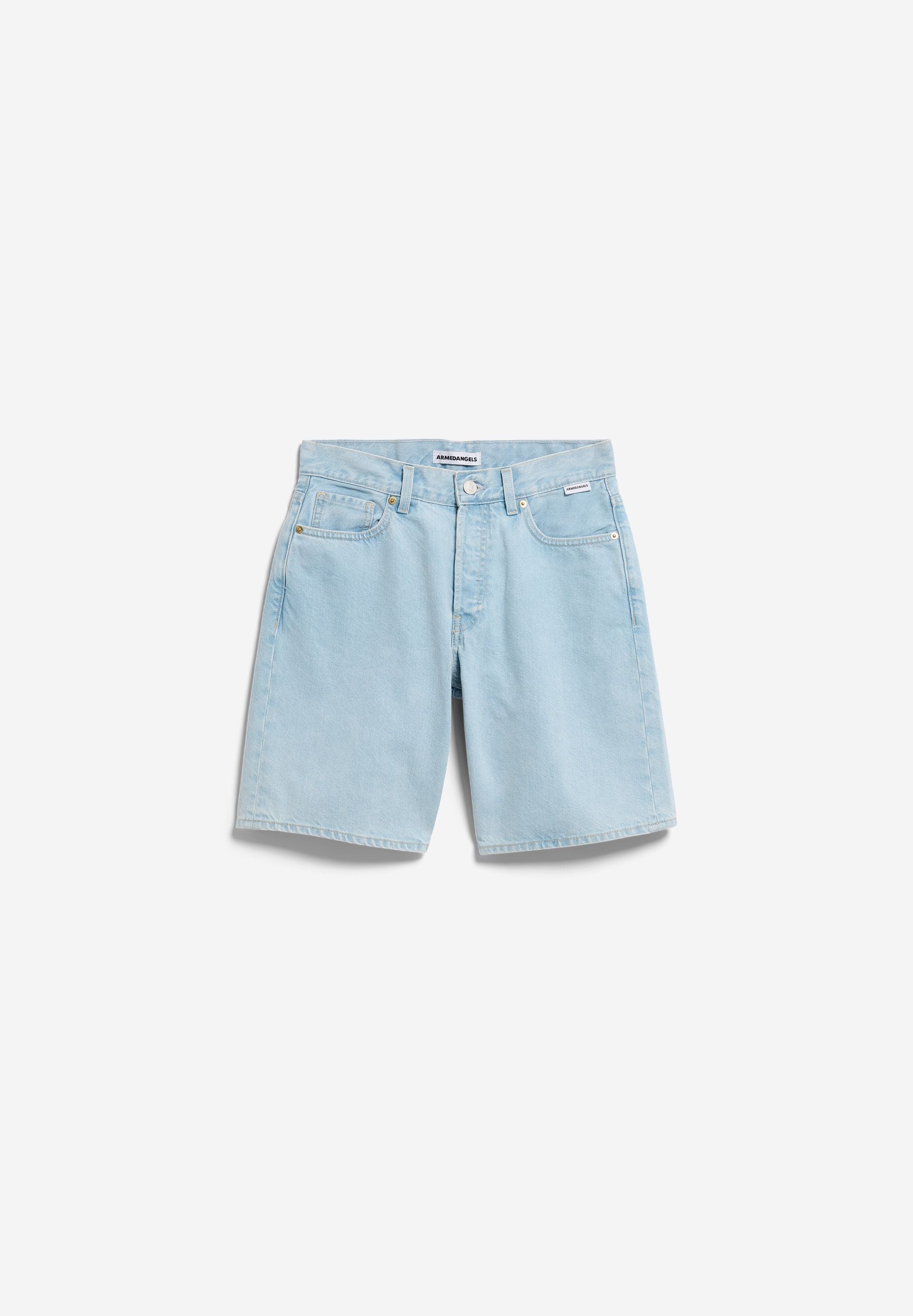 THAALINA MID WAIST JEANS-SHORTS | barrea - Image 7