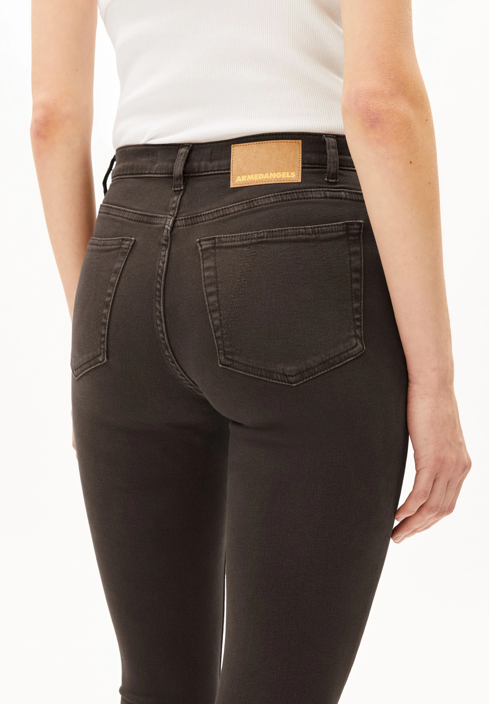 TILLAA MID WAIST SKINNY JEANS | claystone - Image 3