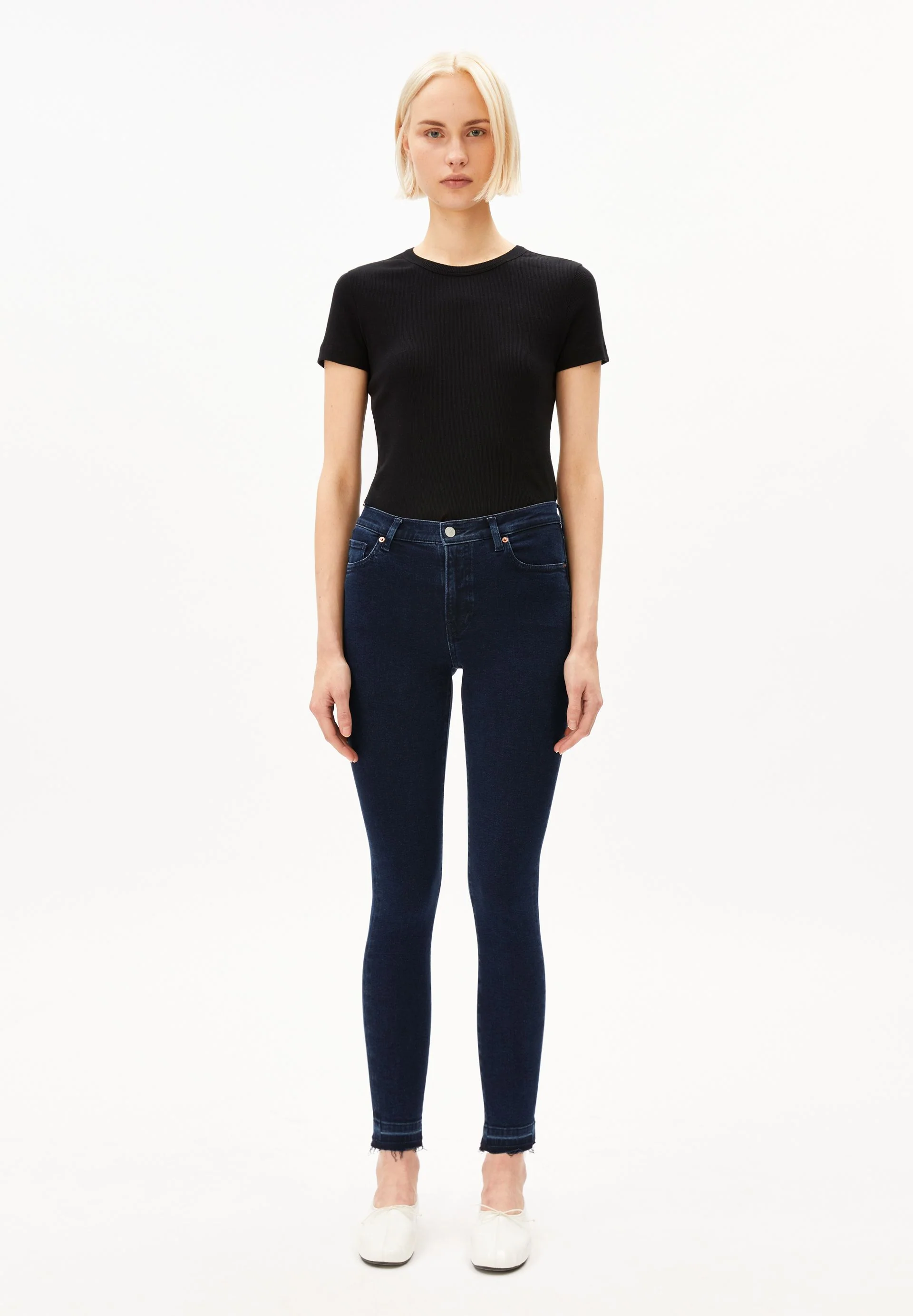 TILLAA MID WAIST SKINNY JEANS | gloaming - Image 5